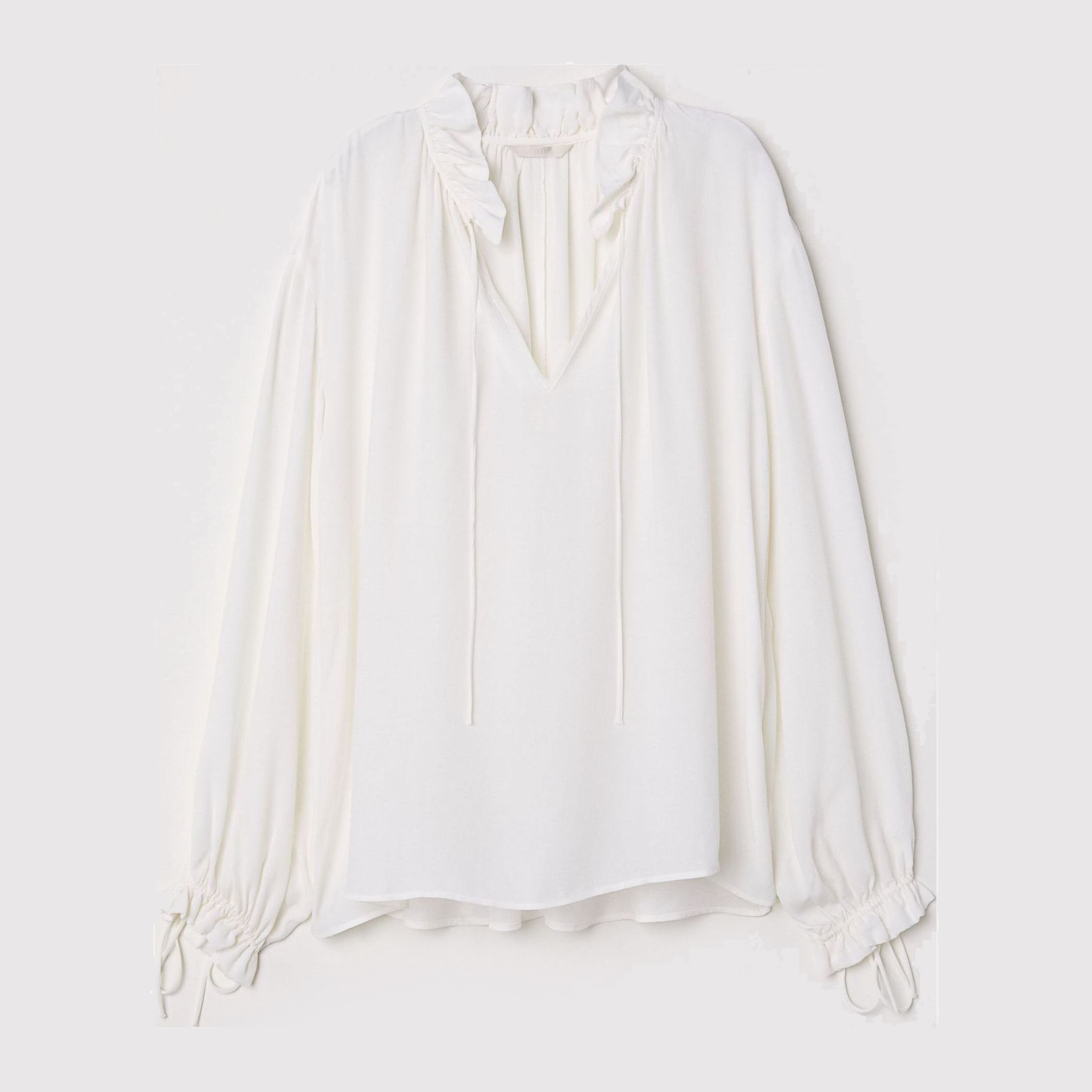 

Блузка H&M 6147297-ABAK 36 Молочная