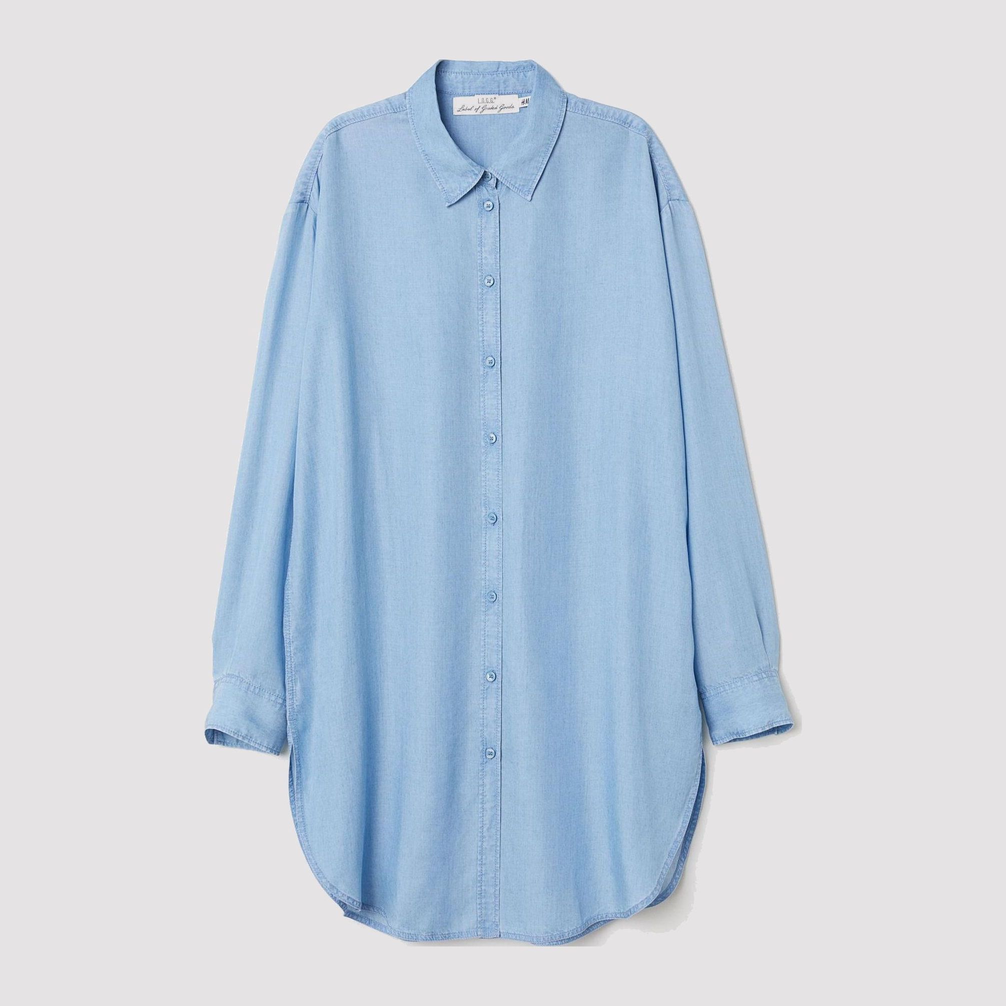 

Рубашка H&M 6146887-ACUP 36 Голубая