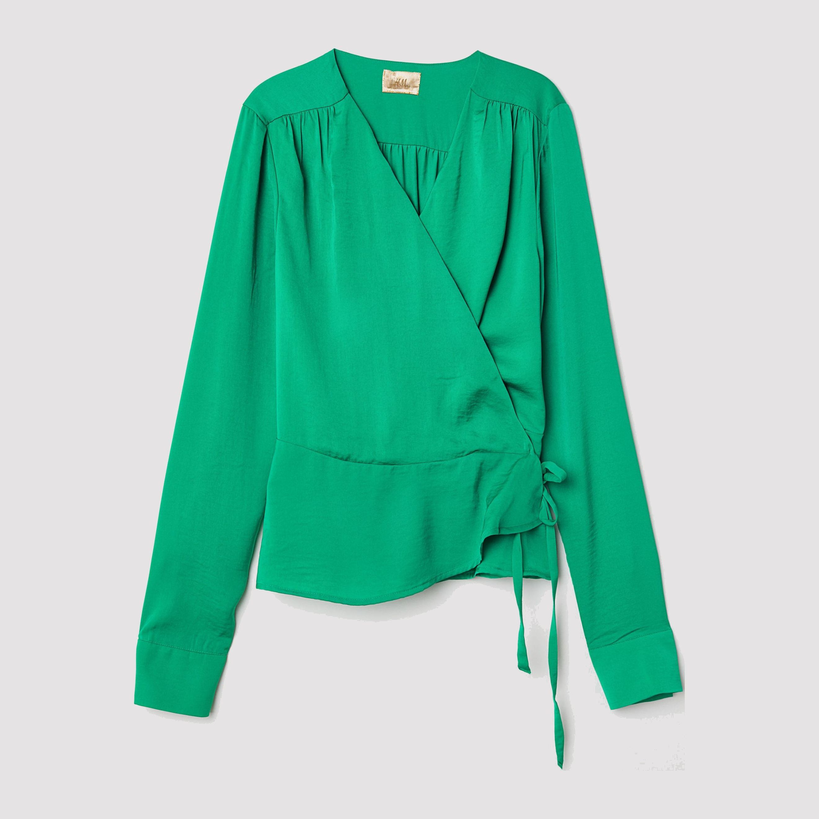 

Блузка H&M 6134677-ACUW 42 Зеленая