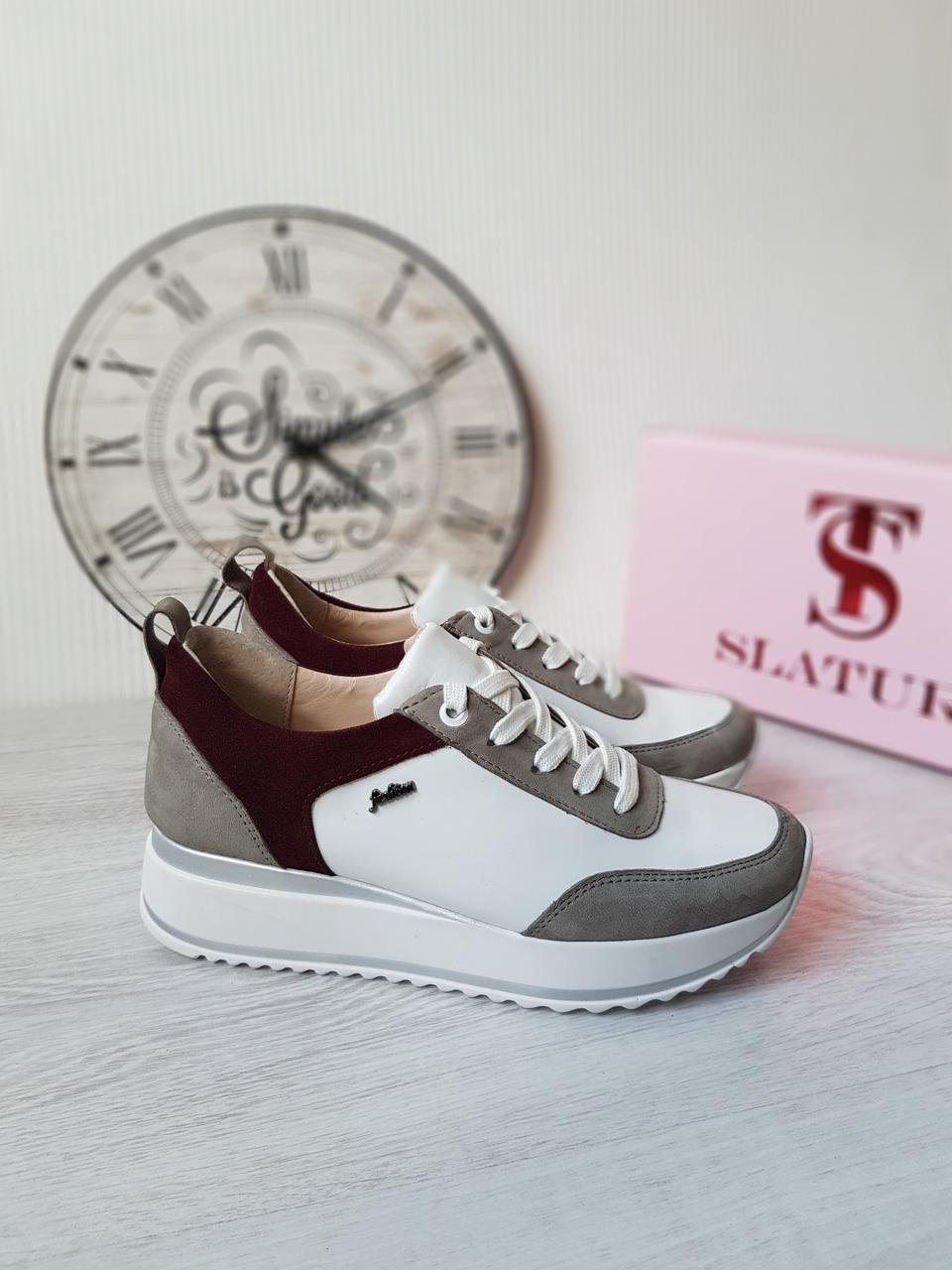 

Сникеры Slaturi 169бор 37 белые