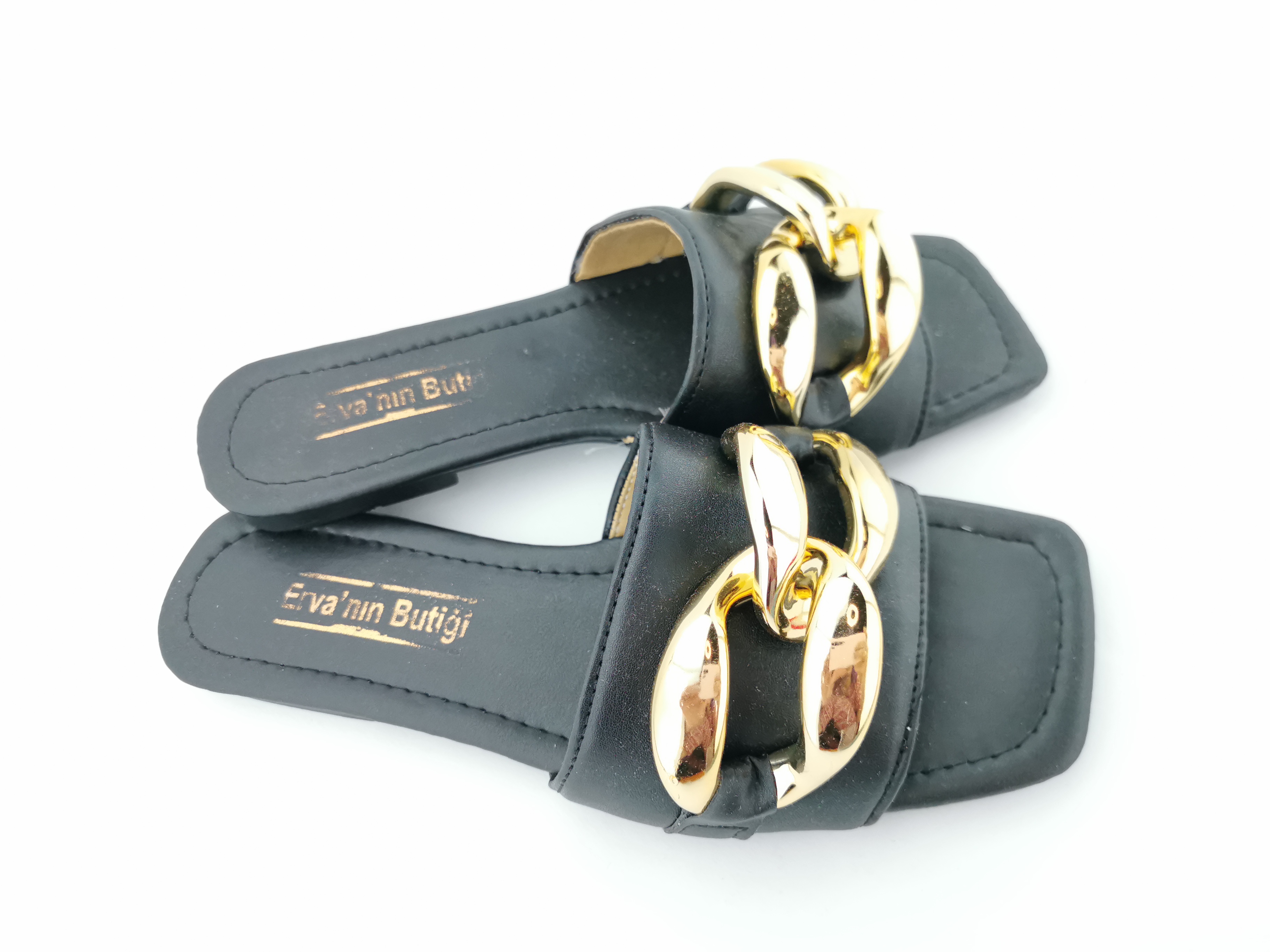 

Шлепанцы Ervanin Butigi 123-777 38 24.5 см черные