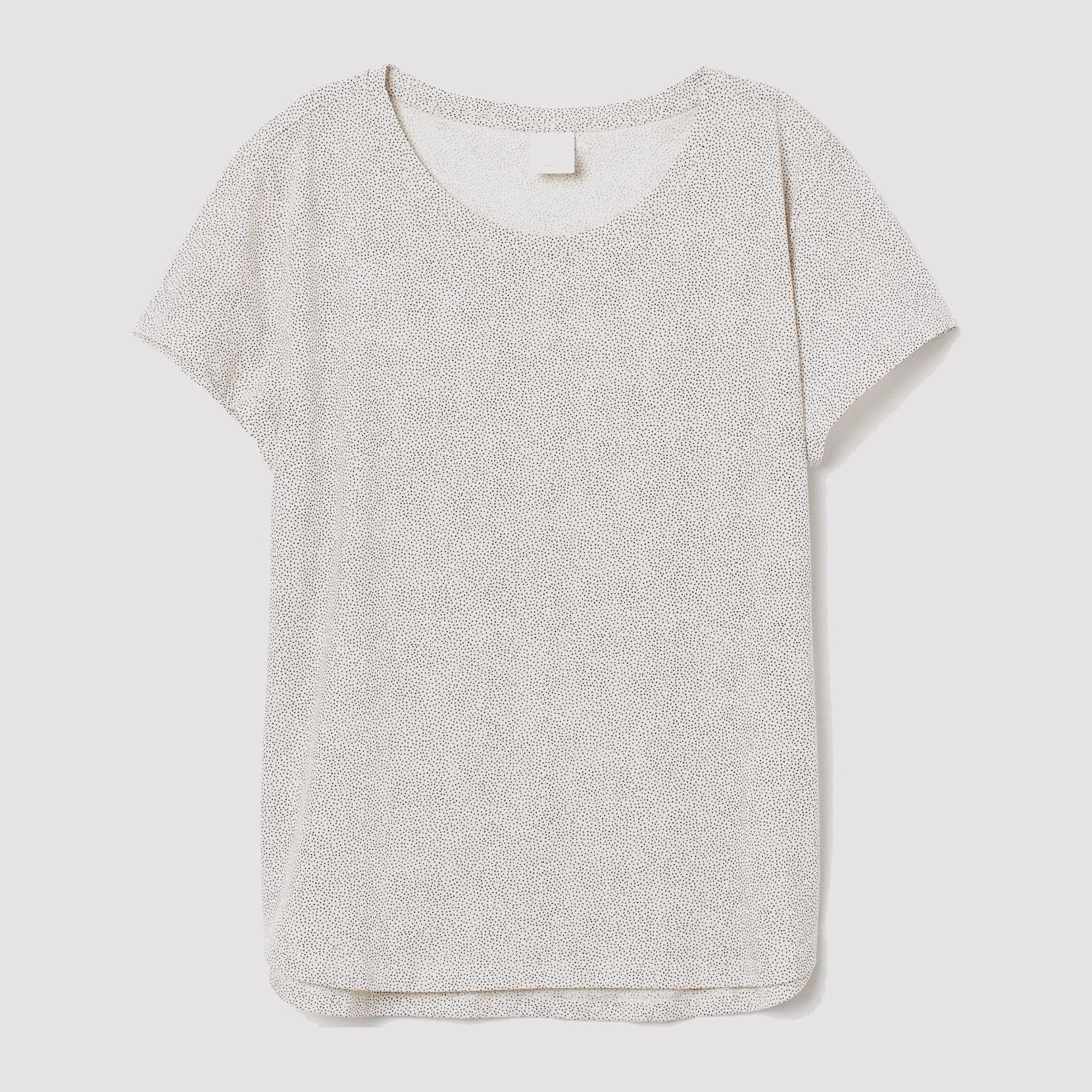 

Футболка H&M 6107769-AASS M Бежевая с черным