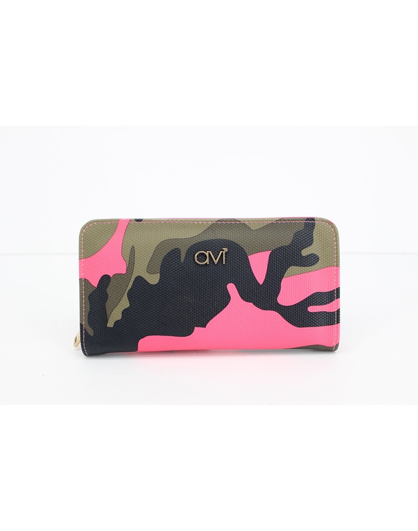 

Дизайнерское женское портмоне AVI с крупным принтом One Size камуфляж (avi004 pink)
