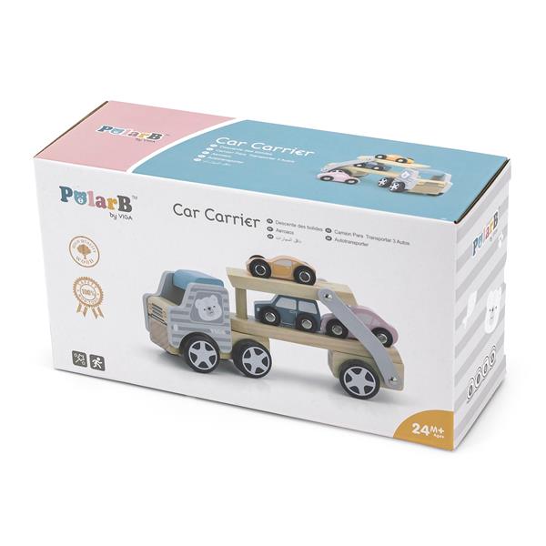 

Дерев'яна іграшкова машинка Viga Toys PolarB Автовоз (44014)