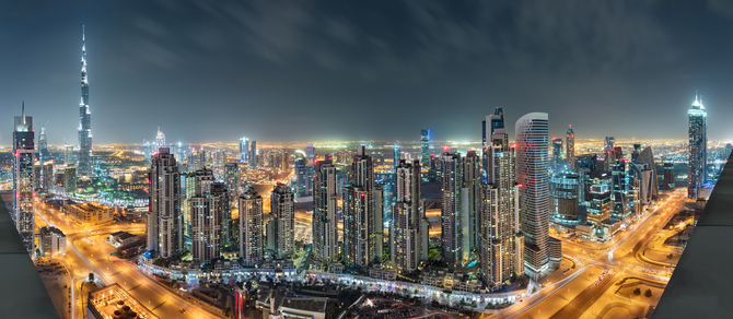 

Фотообои Панорамные 'Дубаи' (3128) , Холст