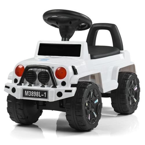 

Каталка-толокар BAMBI M 3898L-1 белый музыка, сиденье эко-кожа