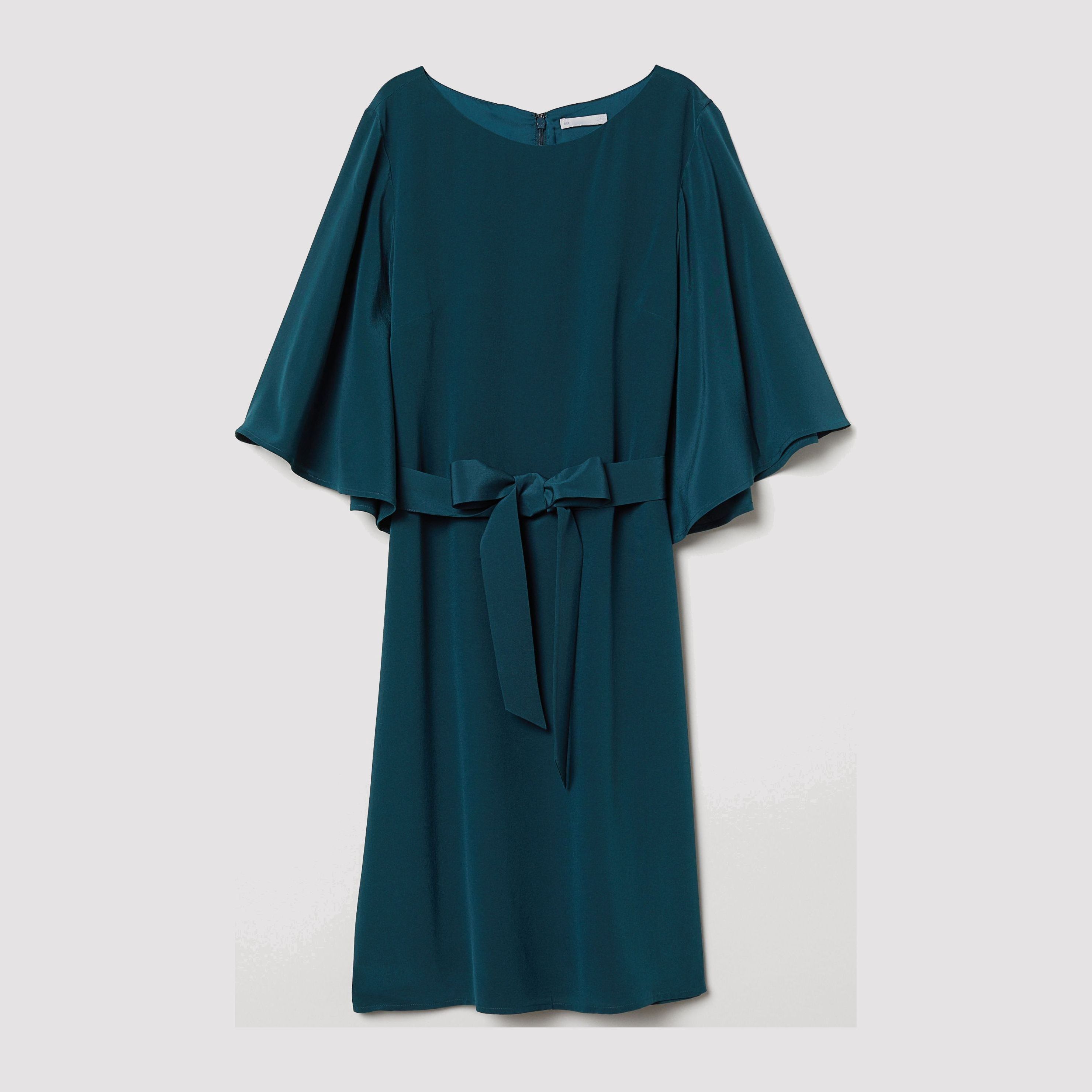 

Платье H&M 6393328-ACXO 36 Темно-зеленое