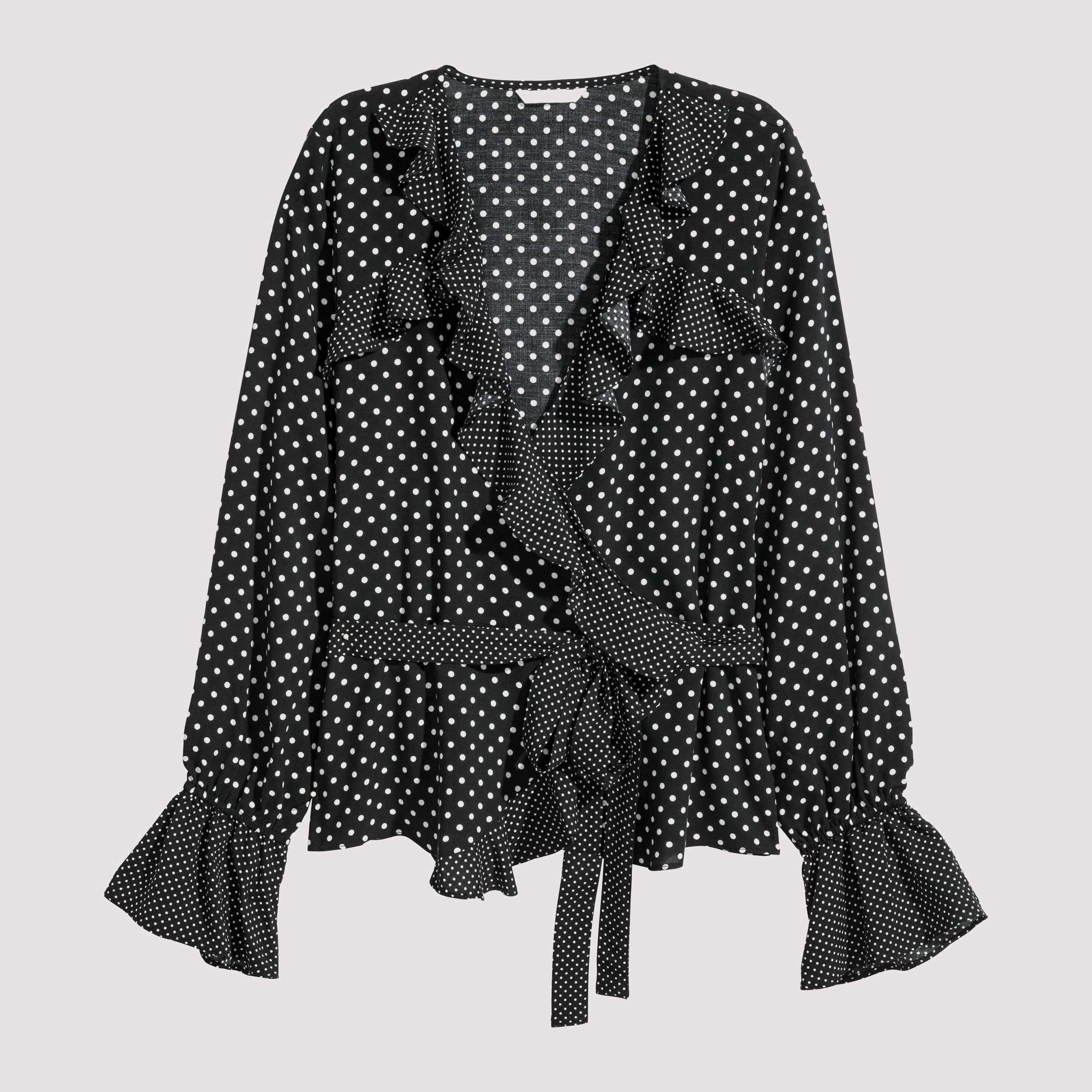 

Блузка H&M 5965486-ABPP 32 Черная