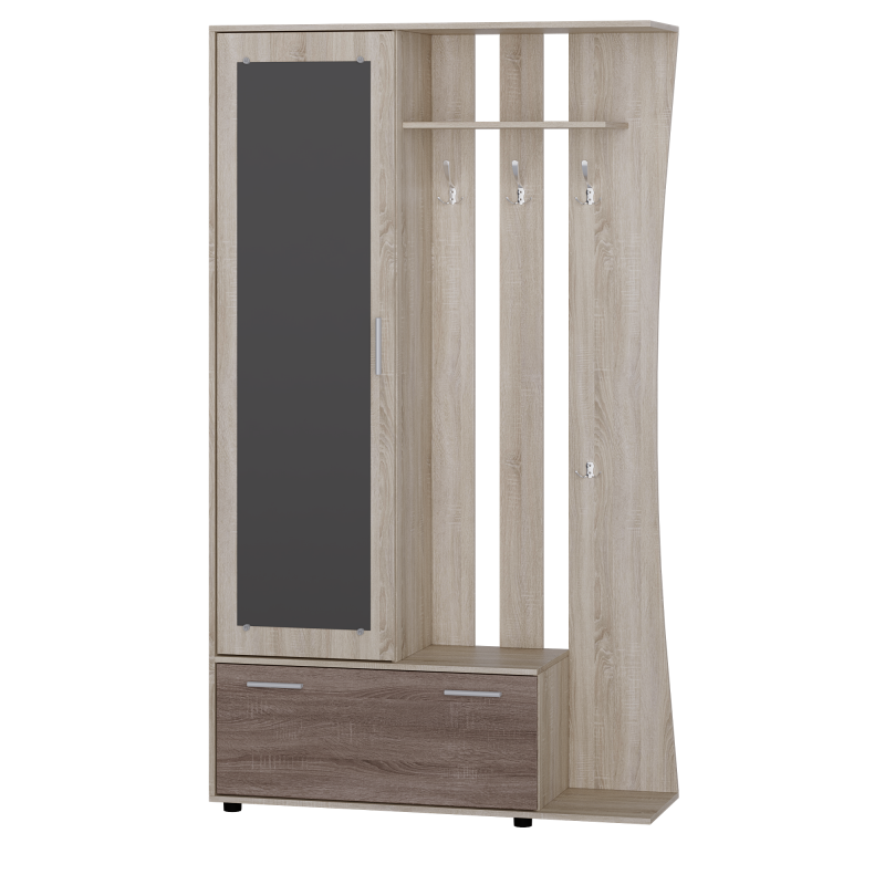 

Прихожая Эверест Авео-2 Комби Дуб Сонома + Трюфель