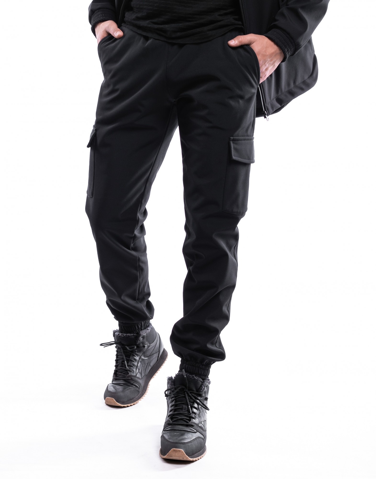 

Теплые штаны Intruder SoftShell черные XXXL