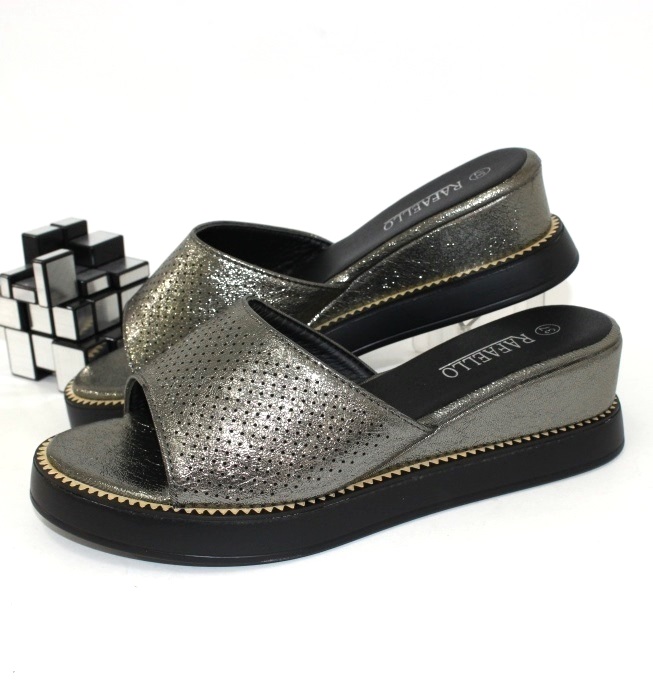 

Шлёпанцы на платформе Princess D91-1 38 серый