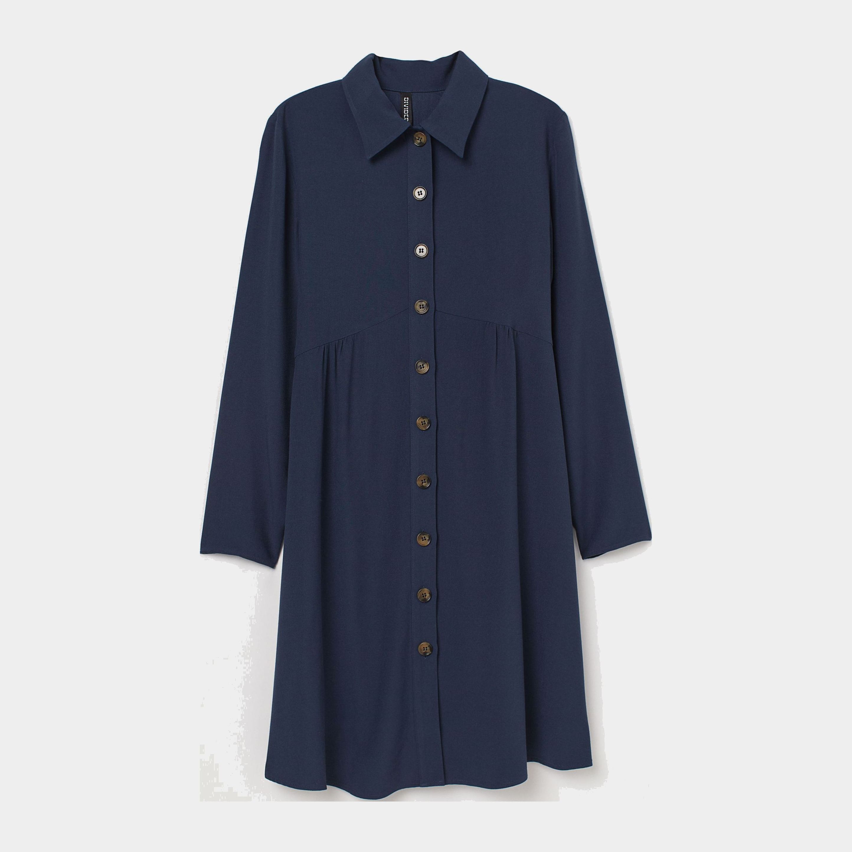 

Платье H&M 7402358-AAQJ 40 Темно-синее