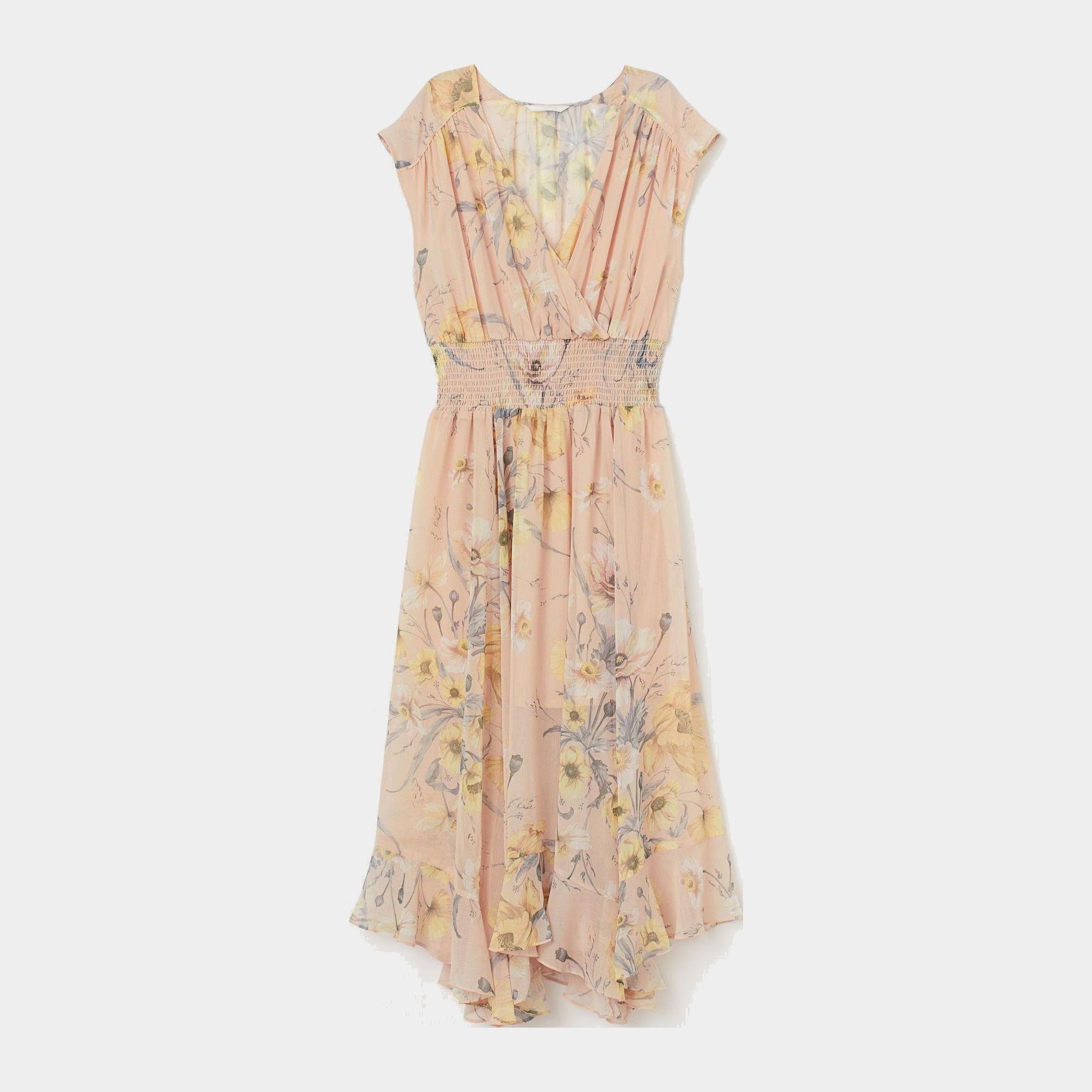 

Платье H&M 7355369-ACJV 42 Персиковое