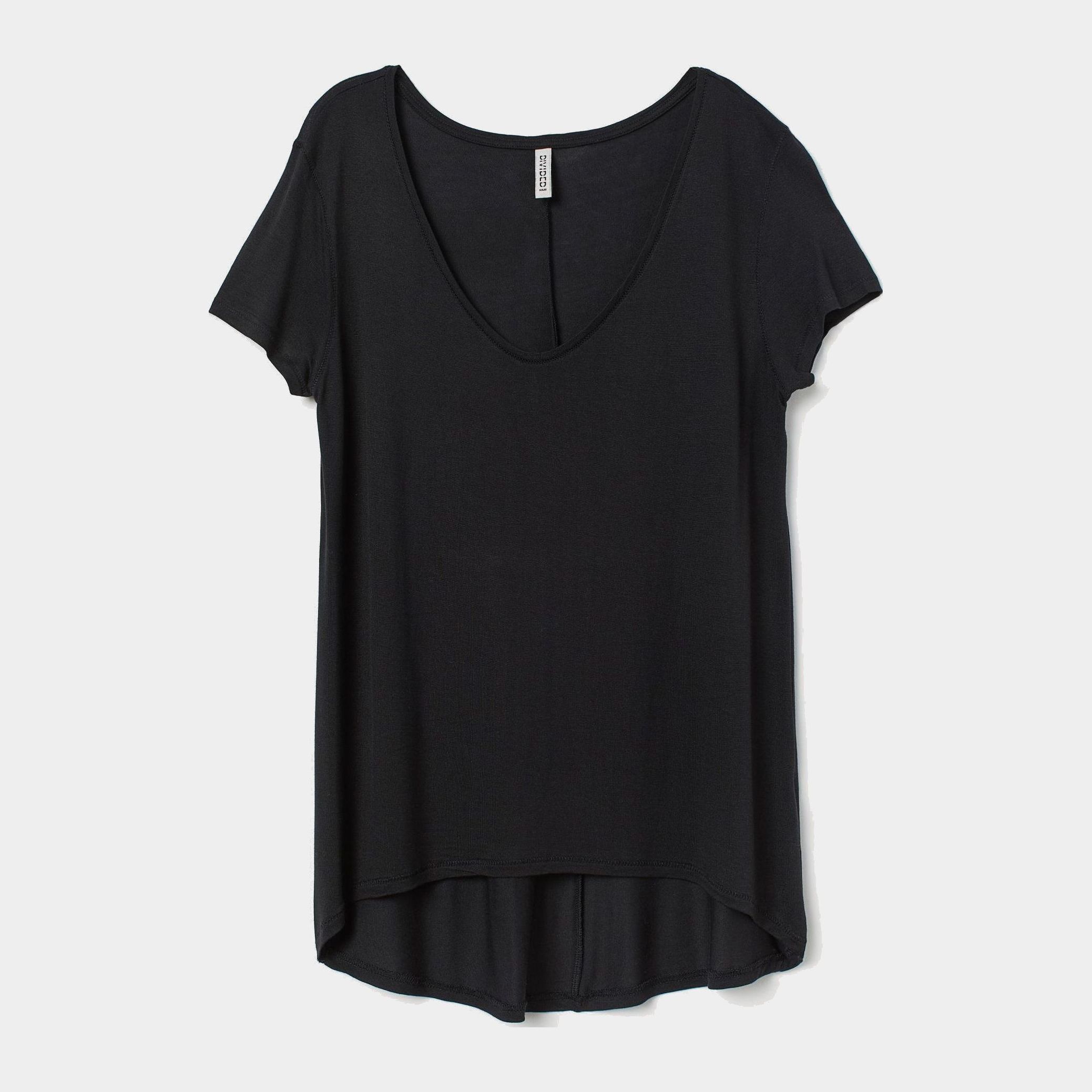 

Футболка H&M 7285929-AAAD S Черная