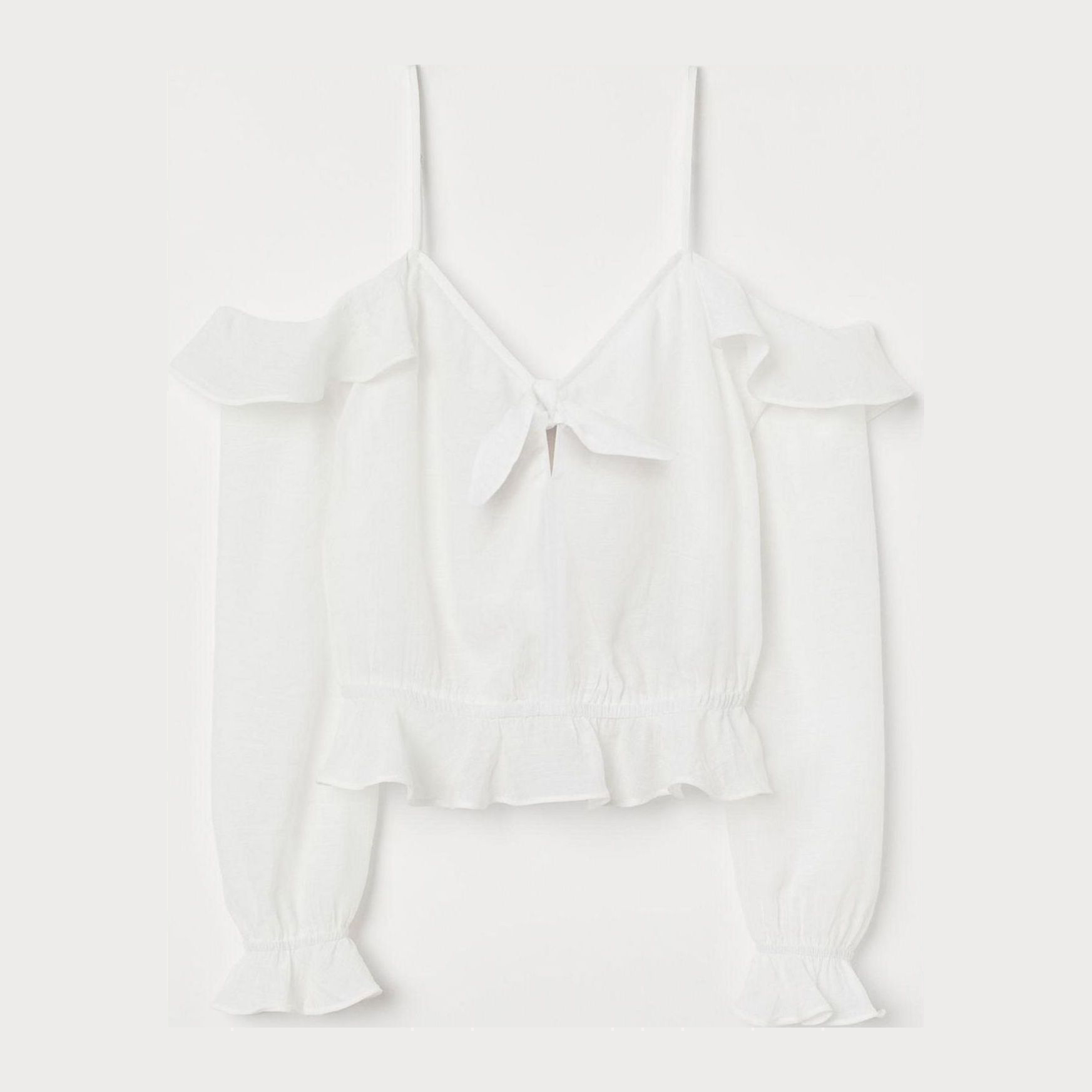 

Блузка H&M 7231679-ACTS 36 Белая