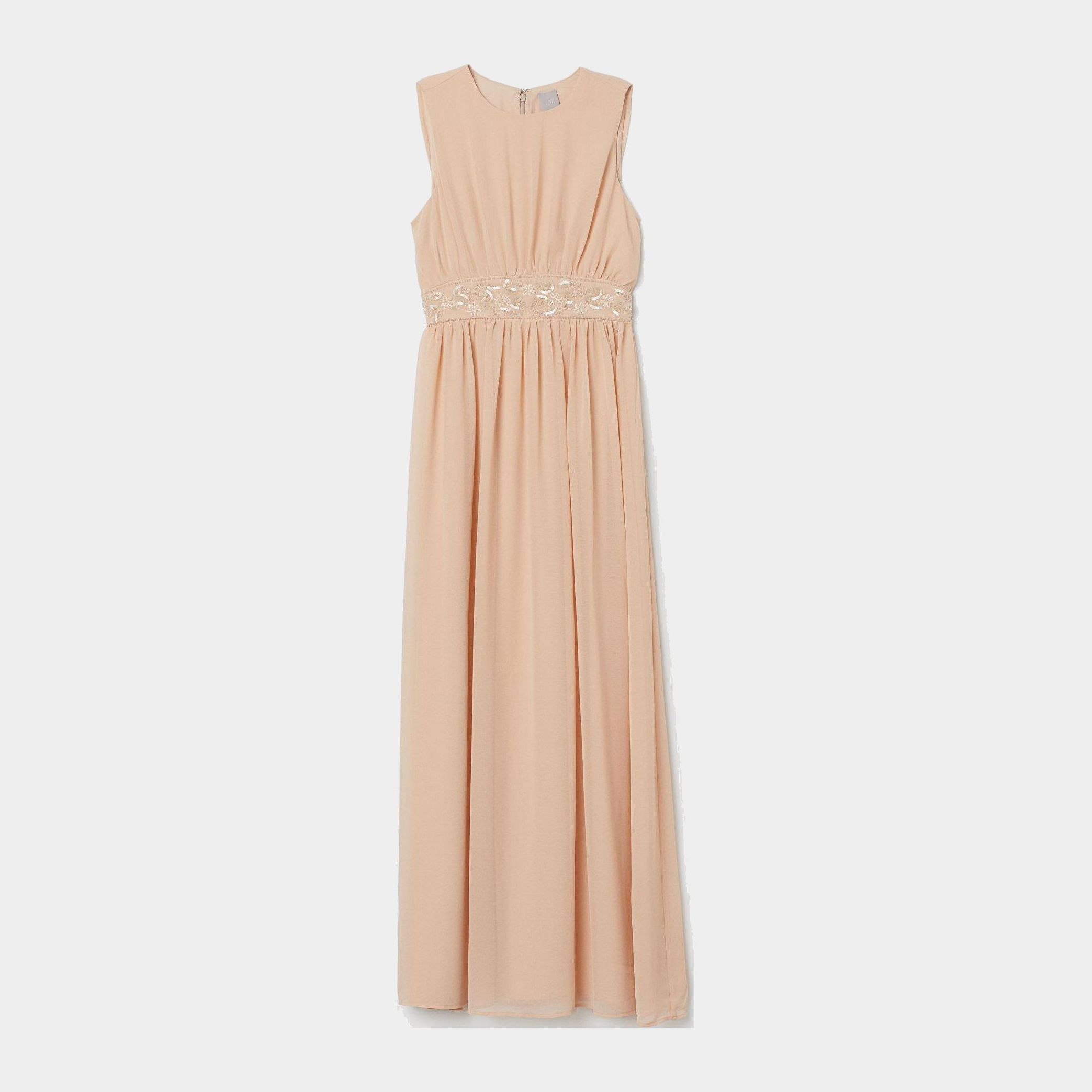 

Платье H&M 7206519-ACWJ 36 Светло-бежевое