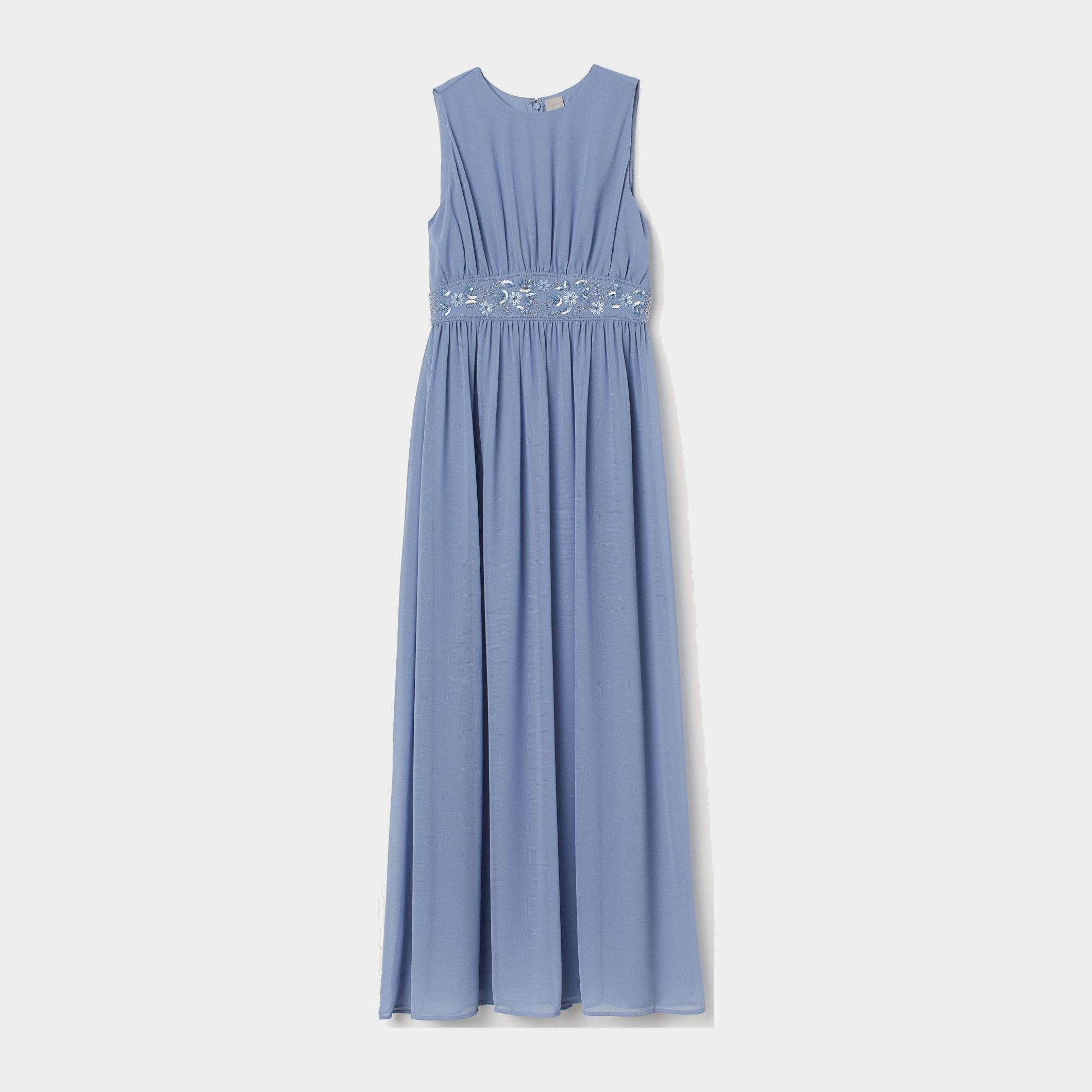 

Платье H&M 7206519-ABNO 38 Бледно-синее