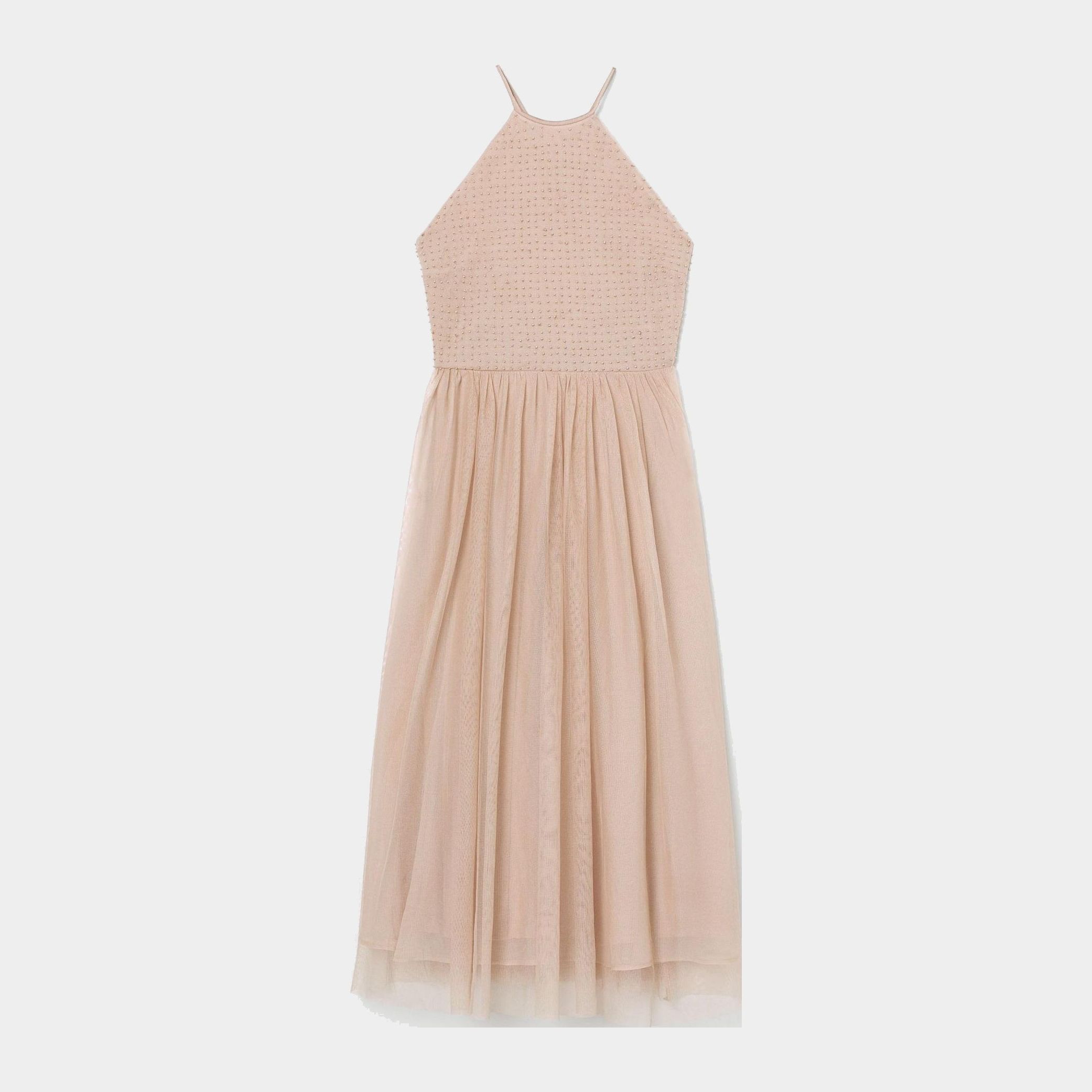 

Платье H&M 7206479-ACTQ 38 Бежевое