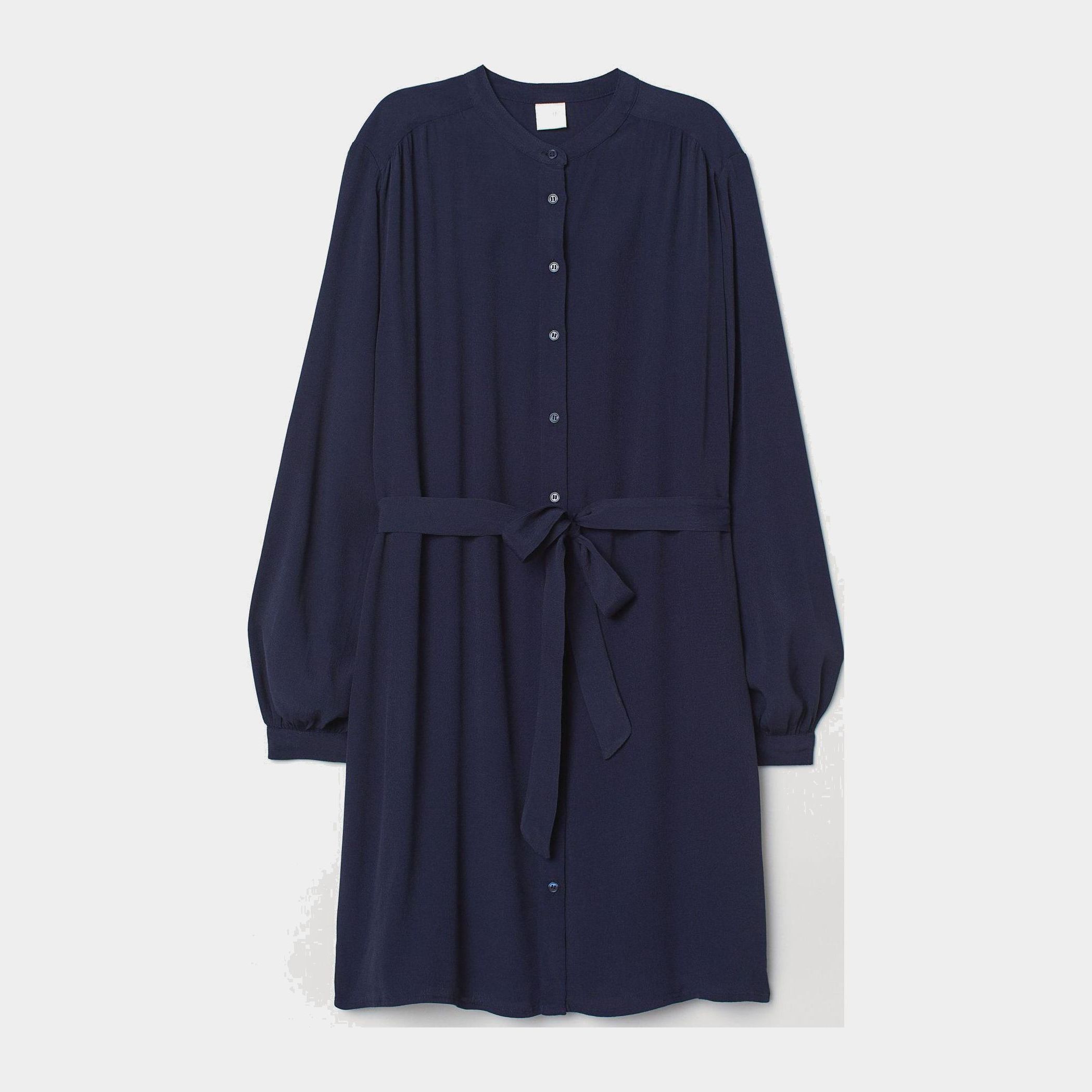 

Платье H&M 7199469-AAQJ 36 Темно-синее