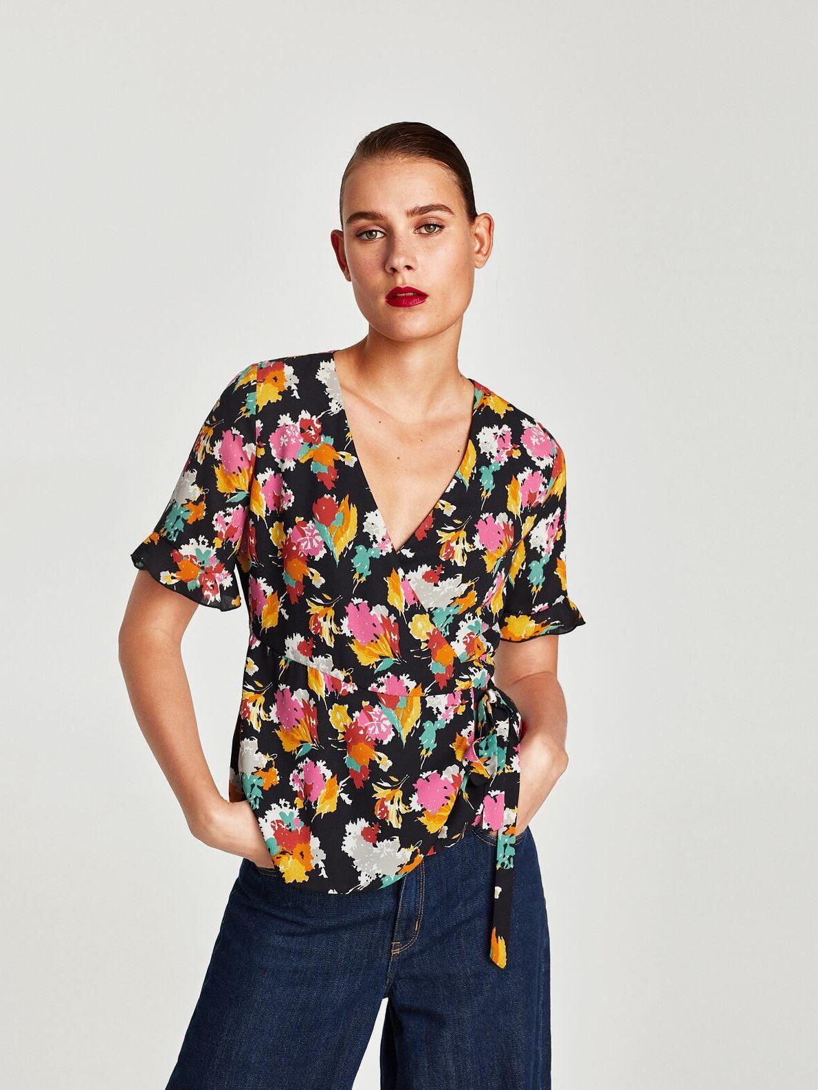 

Блузка Zara 8357/431/050-ADMZ M Черная