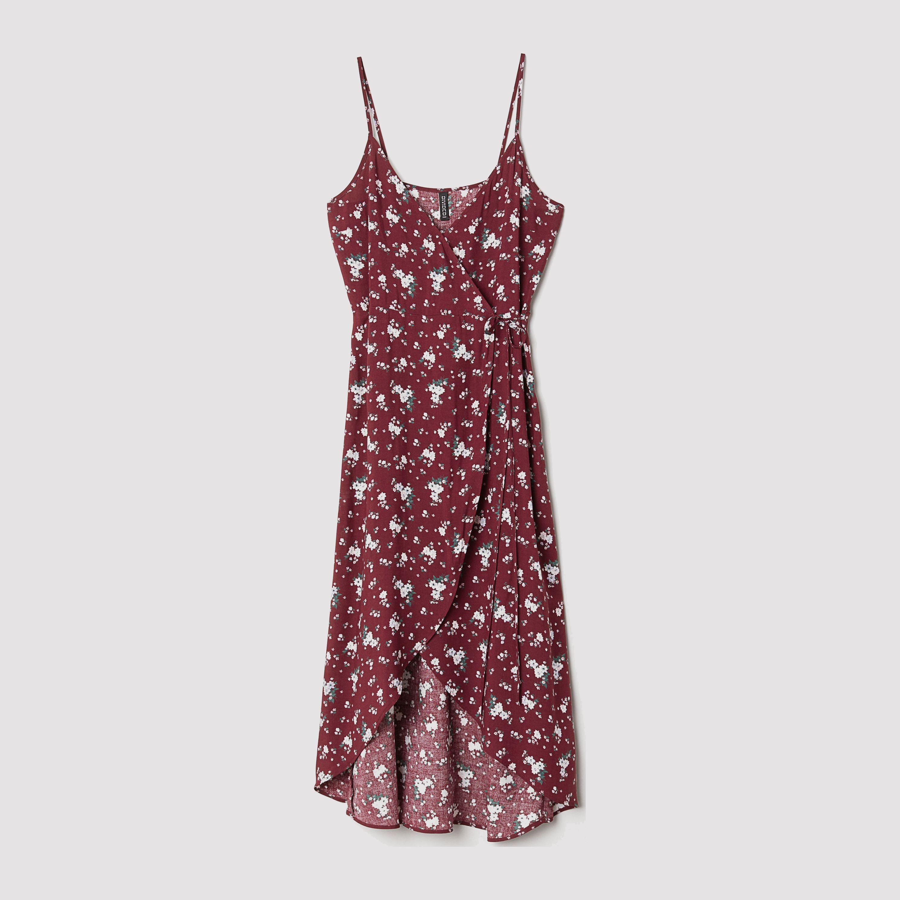 

Платье H&M 7143758-ACDG 36 Бордовое с разноцветным