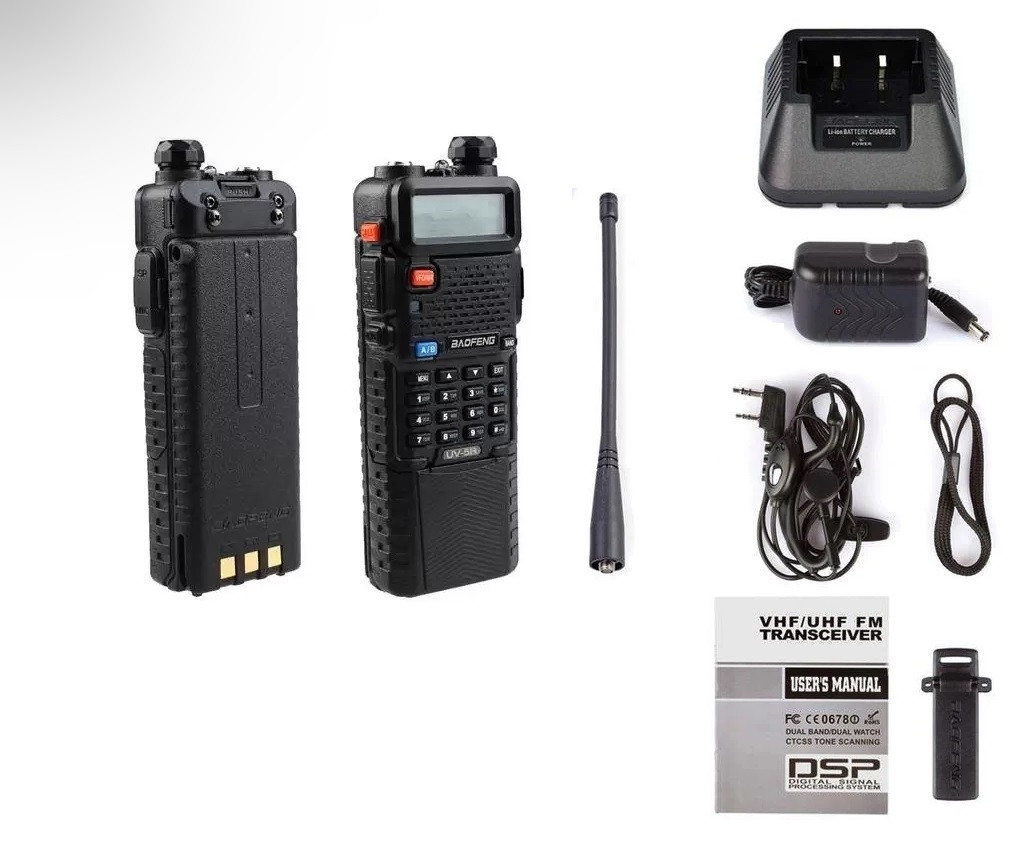 

Рация Baofeng UV-5R UP 8 Вт + усиленная батарея на 3800 мАч