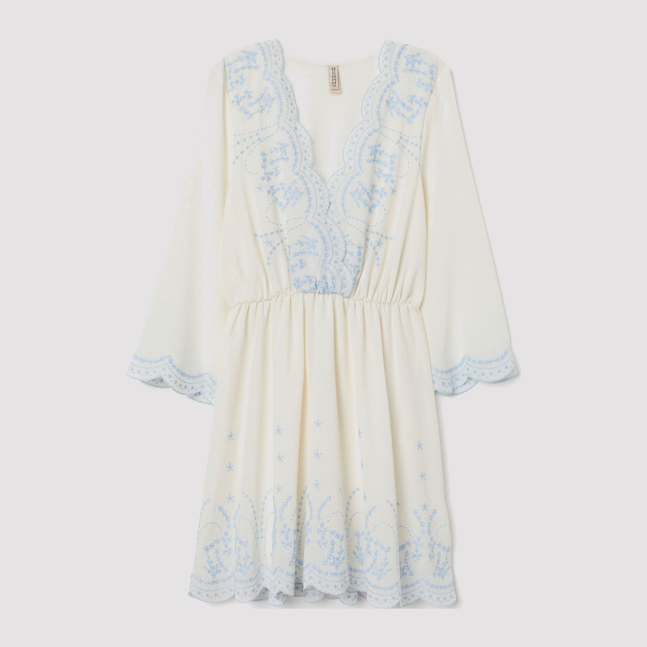 

Платье H&M 7088689-ACSA-ACSA 36 Белое с синим