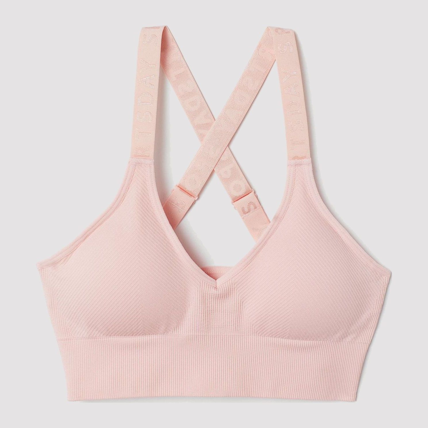 

Спортивный топ H&M 7021189-ACWG M Розовый