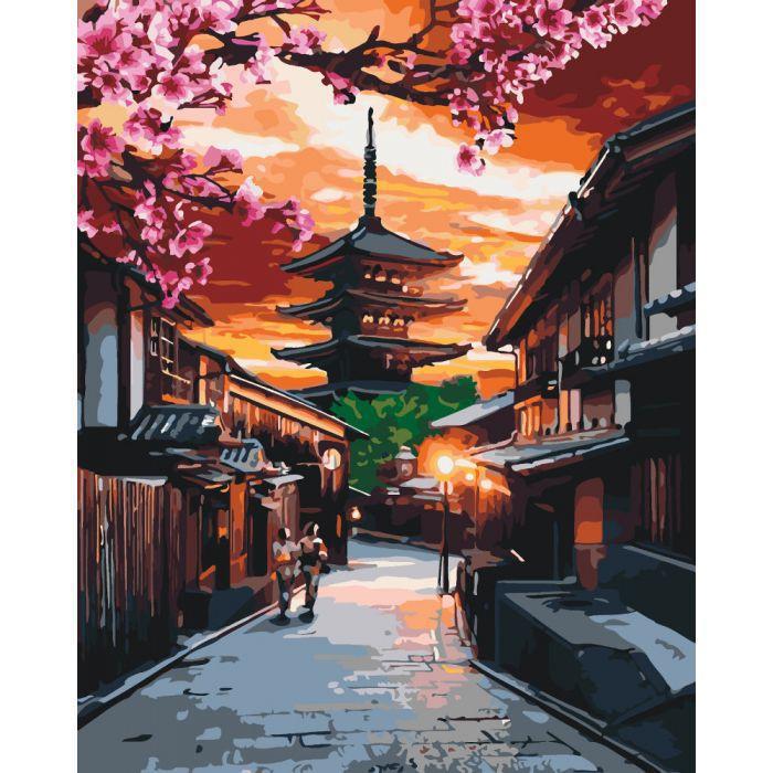 

Картина по номерам рисование Идейка На закате КН3525 в коробке 40х50см набор для росписи по цифрам