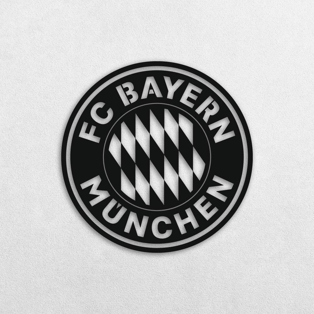 

Картина из дерева панно на стену резное FC Bayern TWD WALL51001М 50х50см Черный Спорт Квадрат Без рамы