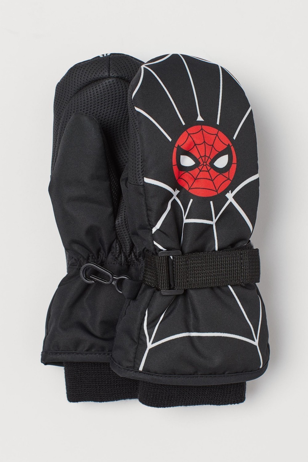 

Водоотталкивающие лыжные рукавицы H&M 86-92 см Черные Spiderman