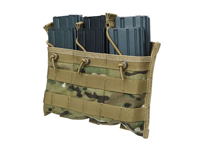 

Подсумок для магазинов тройной молле Pantac Molle EV Universal Triple Mag Pouch PH-C863, Cordura Ranger Green