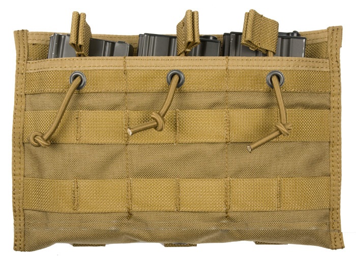 

Подсумок для магазина тройной АР15 молле Shark Gear M16 Triple Mag Pouch 80001880, Mod B AT FG (Атакс ФГ)