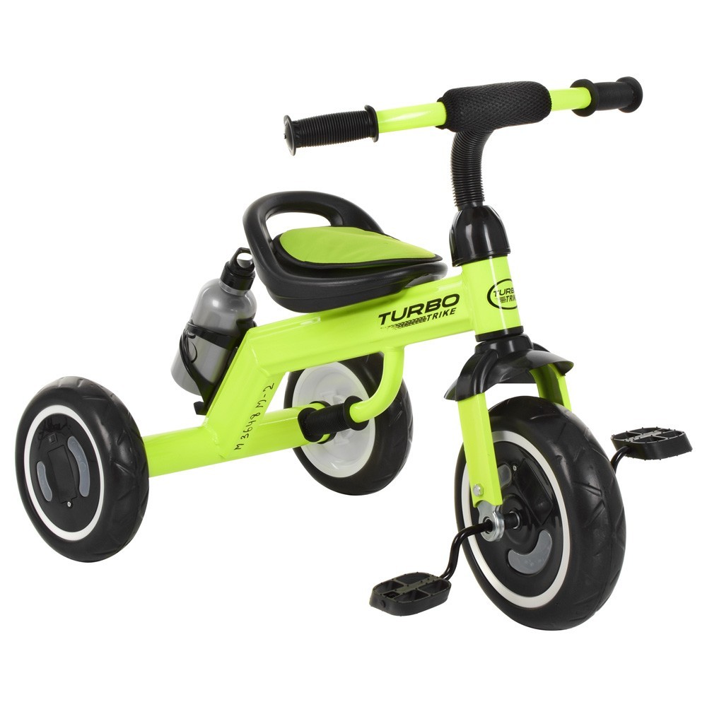 

Детский трехколесный велосипед с подсветкой Turbo Trike M 3648-M-2 салатовый