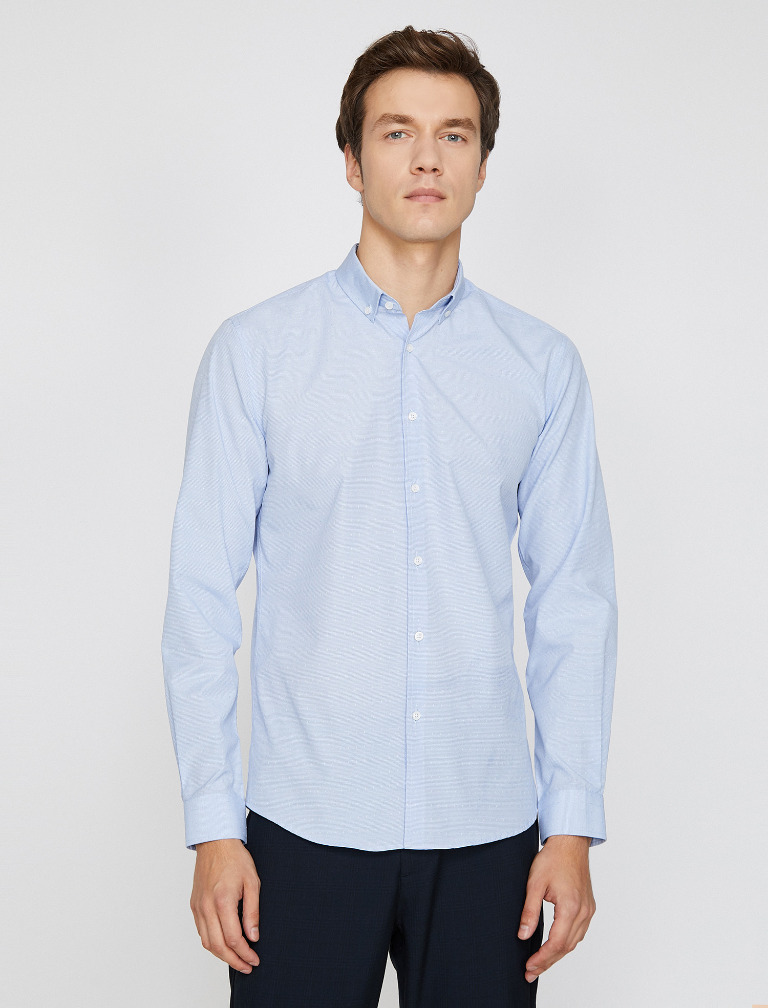 

Рубашка Koton 0KAM69259NW-B24 M Blue Design