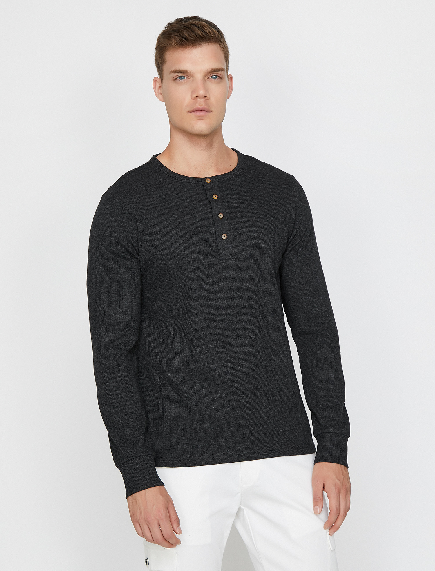 

Лонгслив Koton 0KAM12012LK-999  Black, Лонгслив Koton 0KAM12012LK-999 XS Black