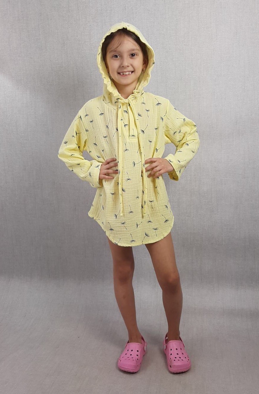 

Туника для девочки Jula Kids Одуванчик 98 Желтый