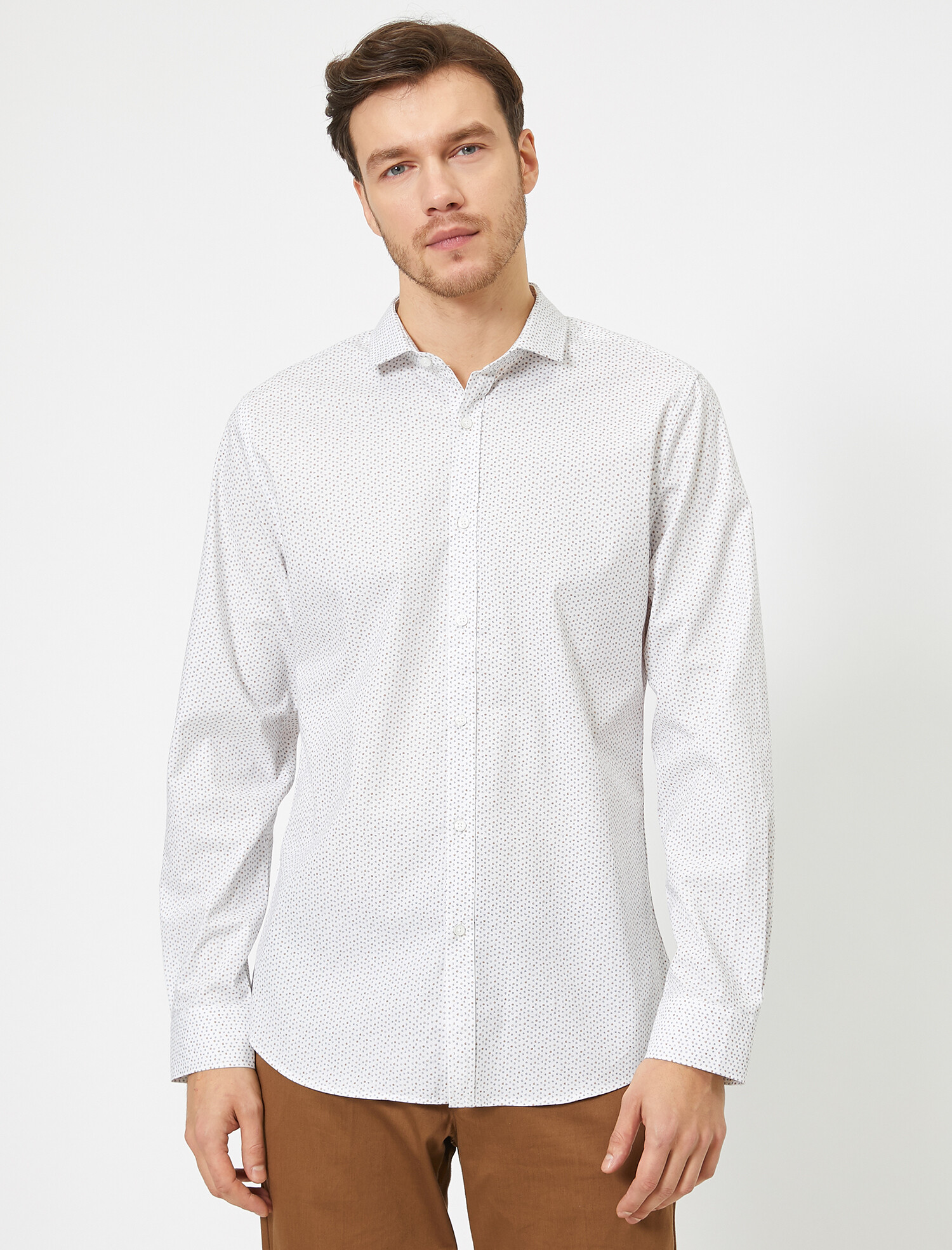 

Рубашка Koton 0YAM69170NW-05U S White Design