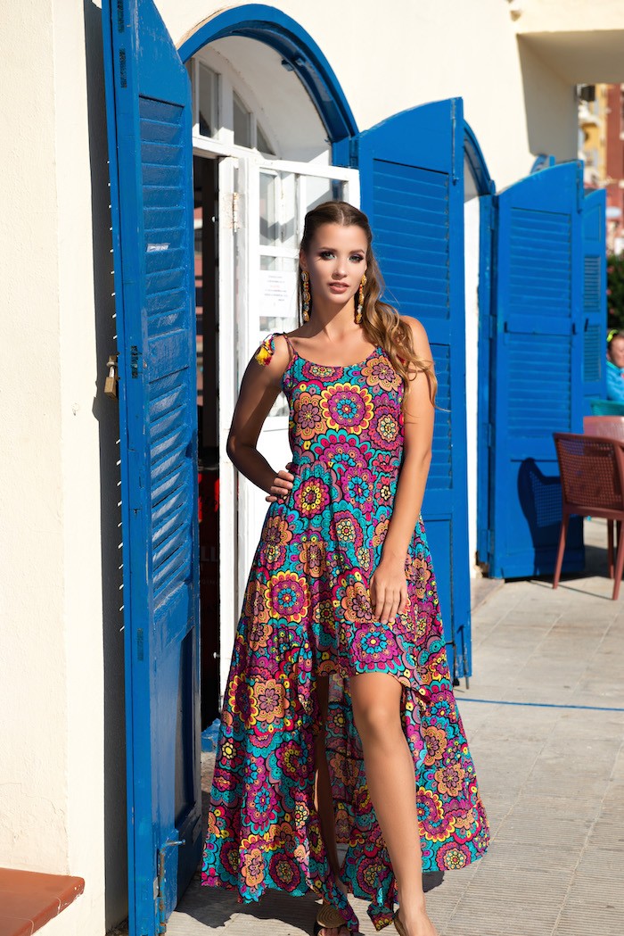 

Длинный пляжный сарафан с принтом AnastaSea 21A-206 V () Принт, Длинный пляжный сарафан с принтом AnastaSea 21A-206 V 42(S) Принт