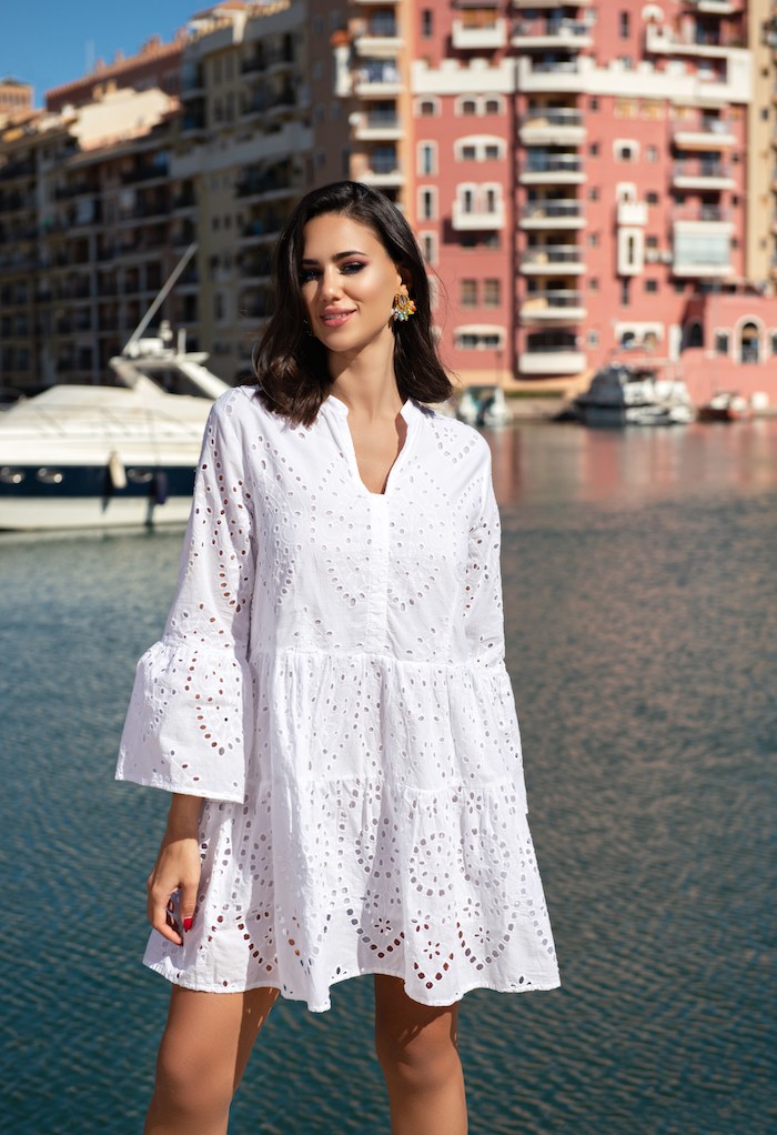 

Большое пляжное платье с вышивкой Fresh Cotton 21F-008C (XXL) Белый, Большое пляжное платье с вышивкой Fresh Cotton 21F-008C 50(XXL) Белый