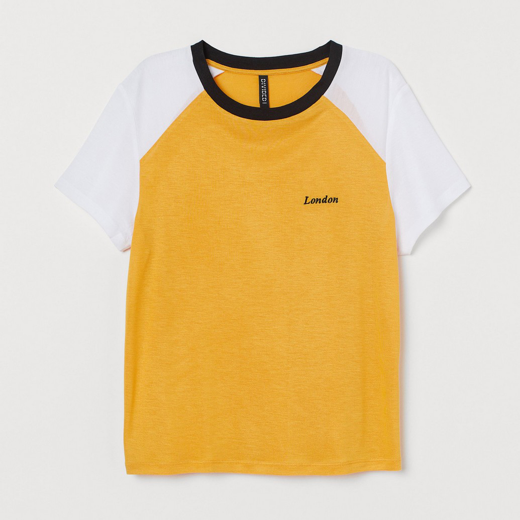 

Футболка H&M 0753210_London_01 M Горчичная