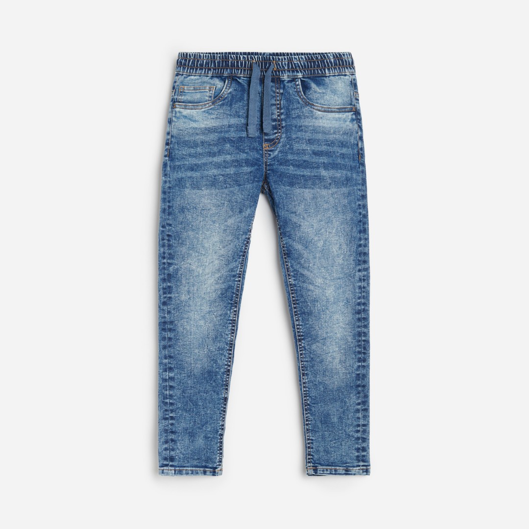 

Джинсы для мальчика Reserved 116 carrot fit синие