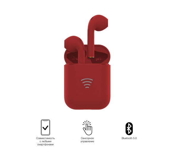 

Беспроводные bluetooth наушники TWS V81 Красные