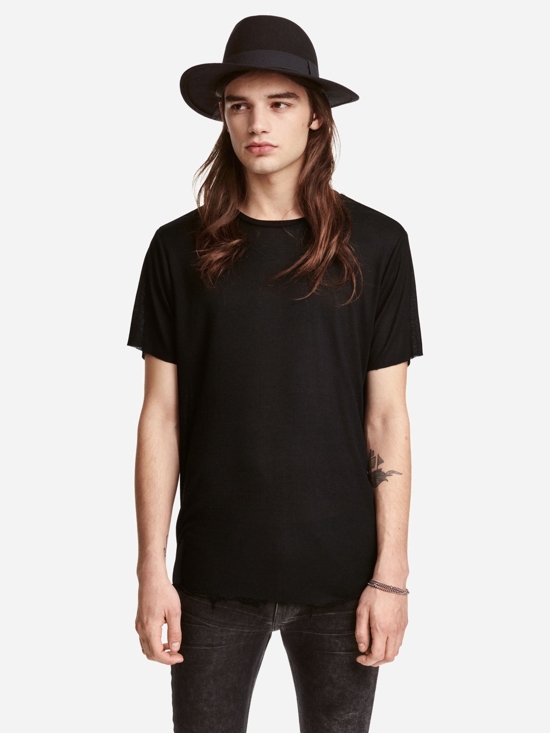 

Футболка H&M 0405992_01 M Черная