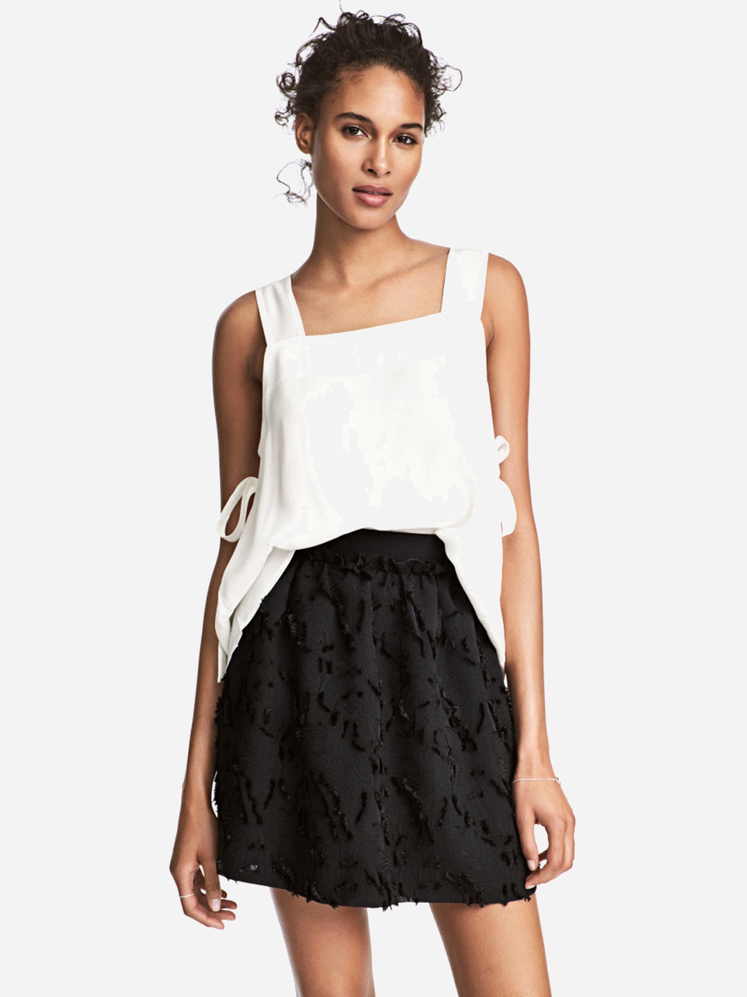 

Юбка H&M 0520132_01  Черная, Юбка H&M 0520132_01 38 Черная