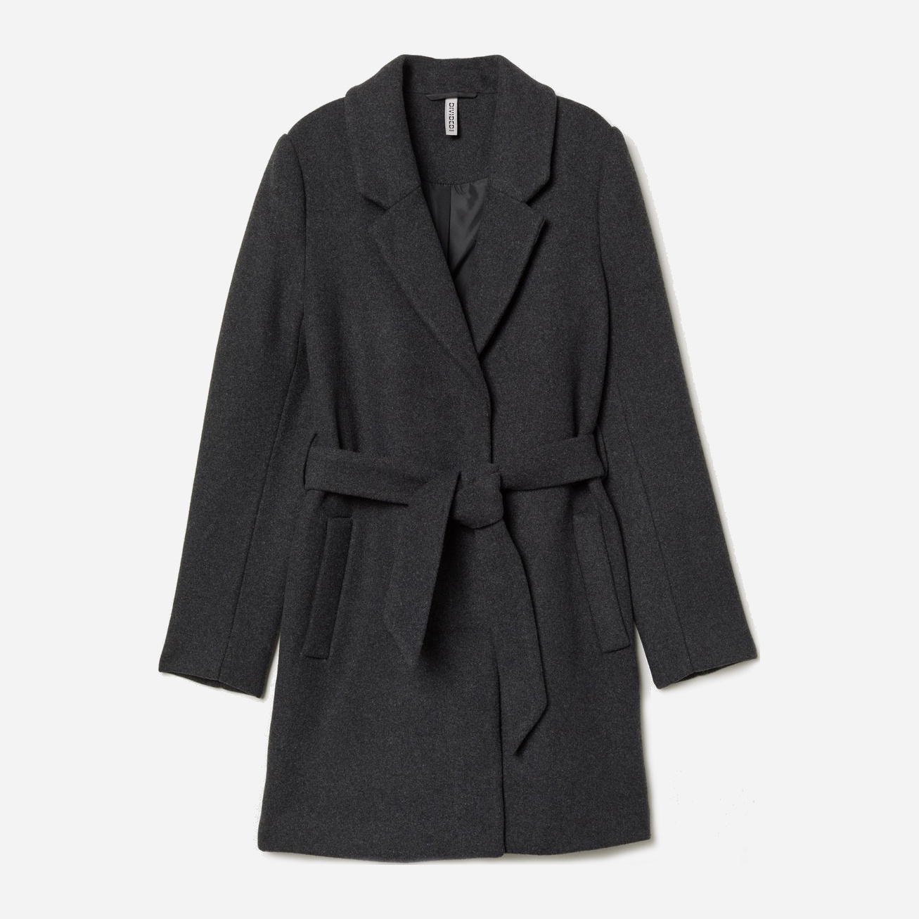 

Пальто H&M 0614622_тем. серый 32 Темно-серое