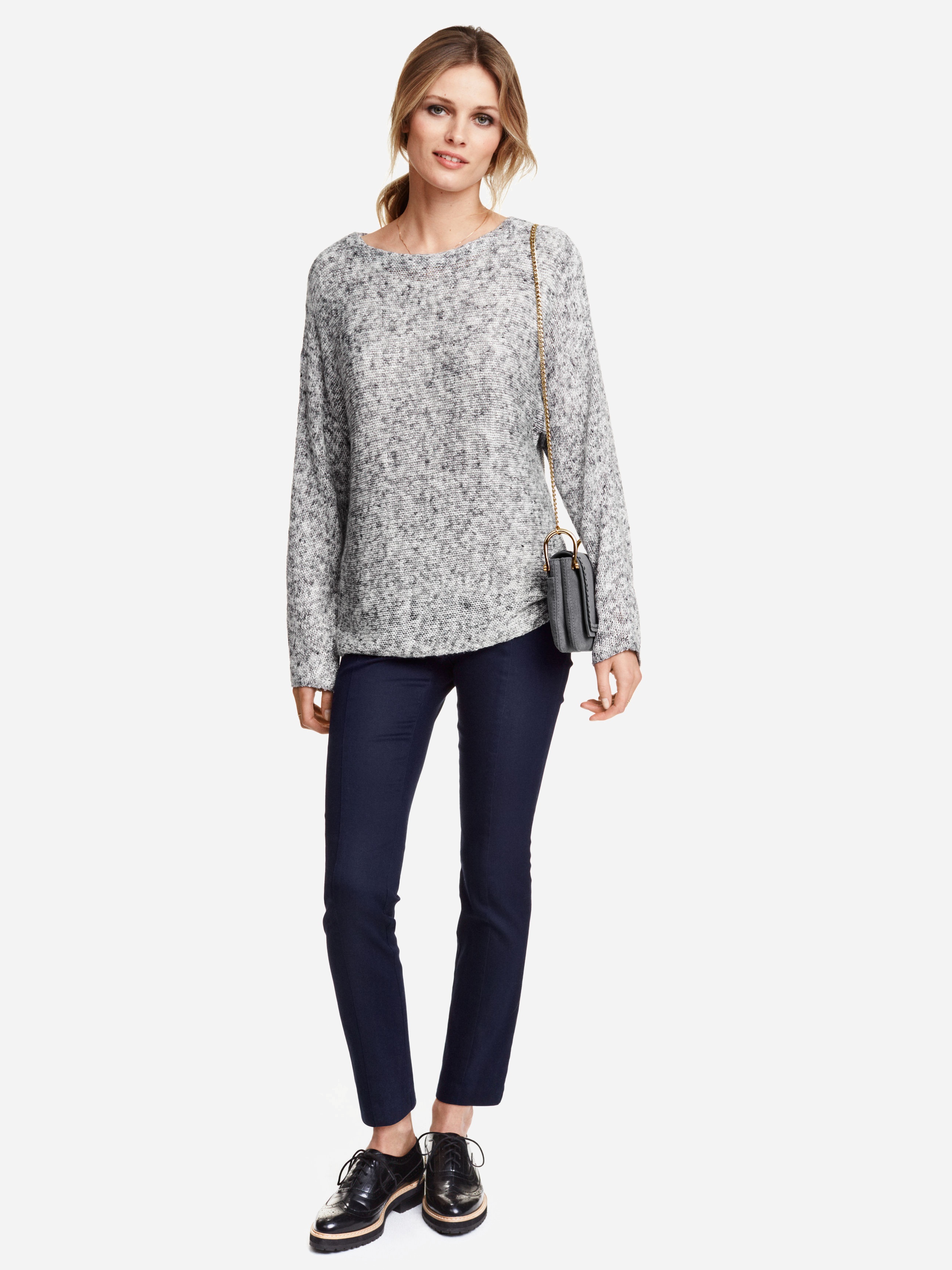 

Брюки H&M 0356198 38 Темно-синие