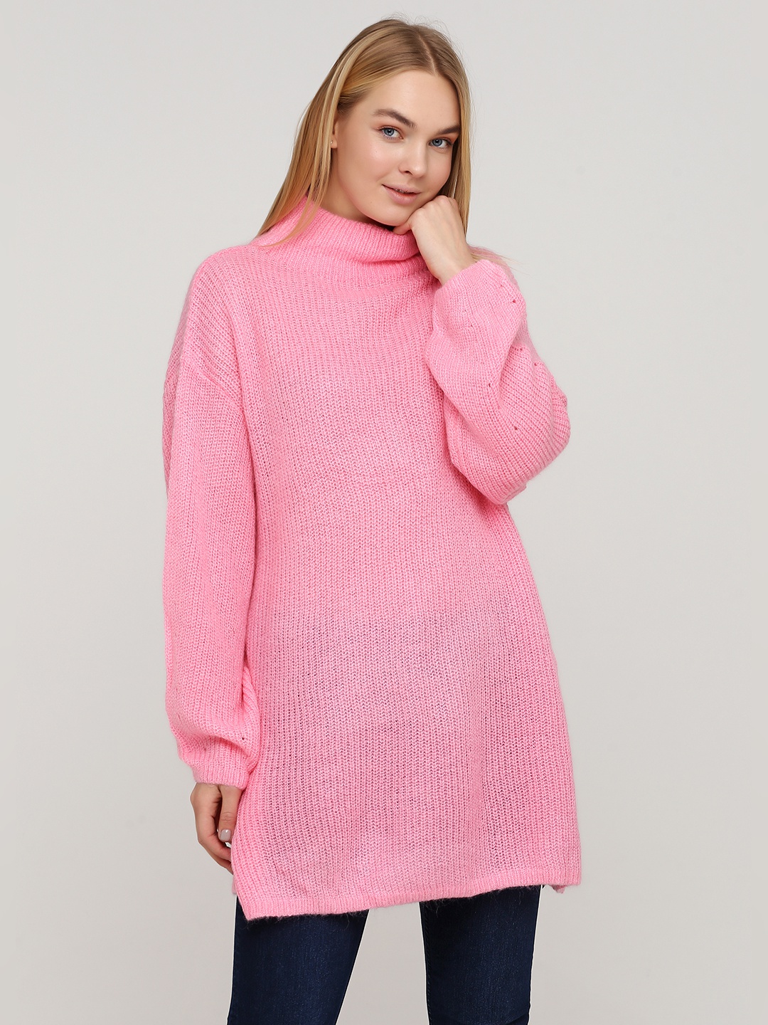 

Свитер H&M 0536376_розовый L Розовый