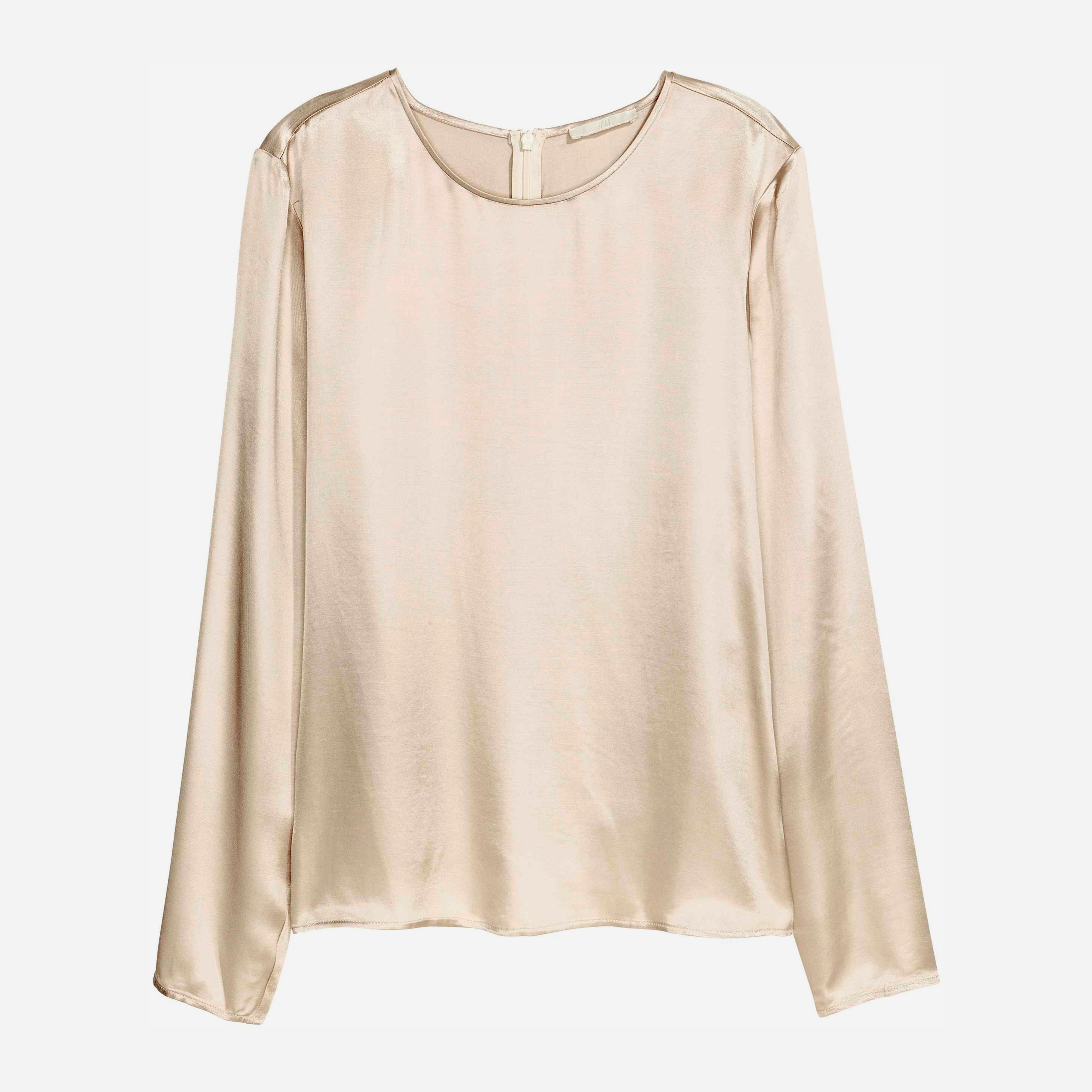 

Блузка H&M 5095615 32 Светло-бежевая