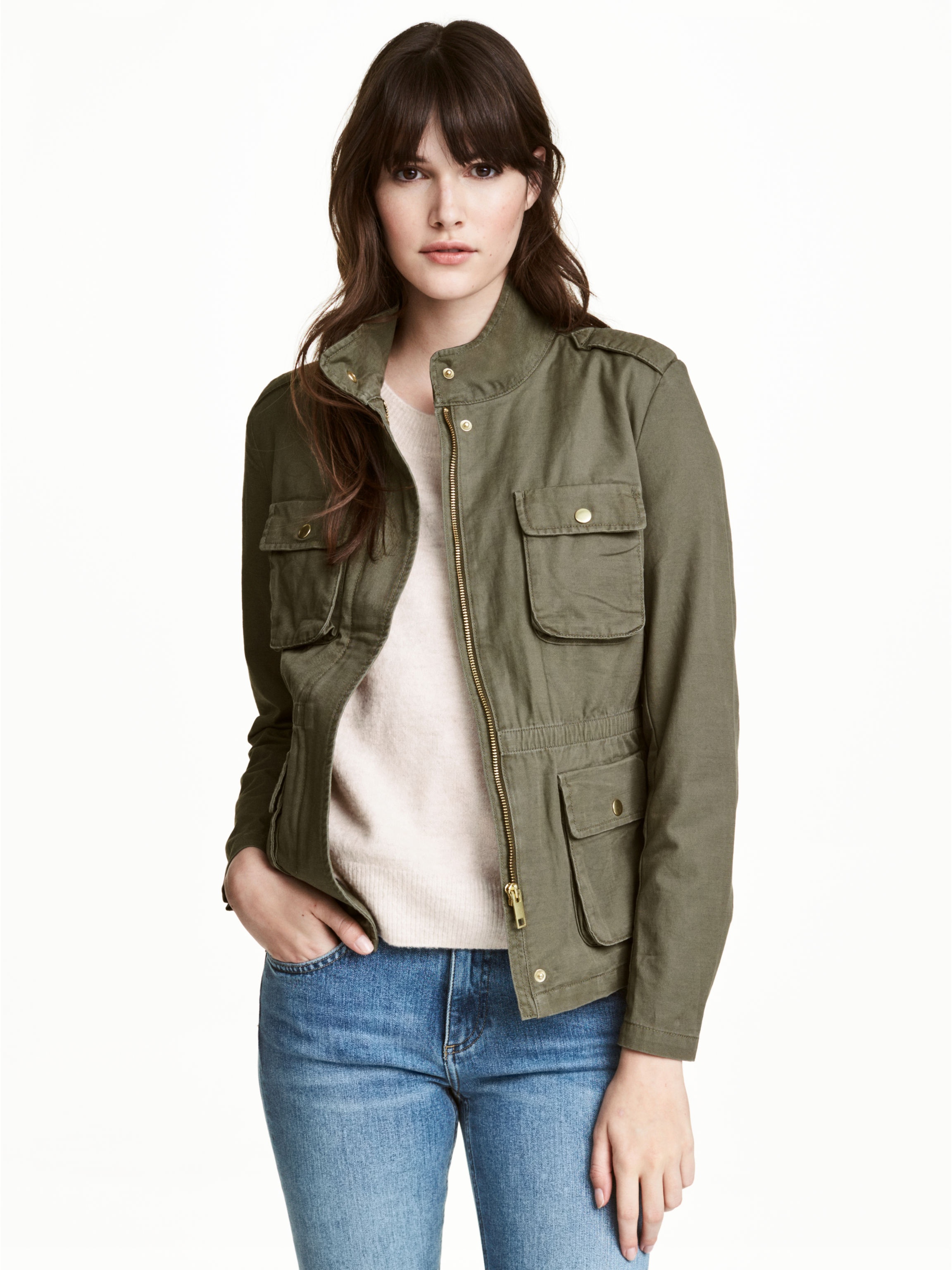 

Ветровка H&M 4858085 38 Хаки
